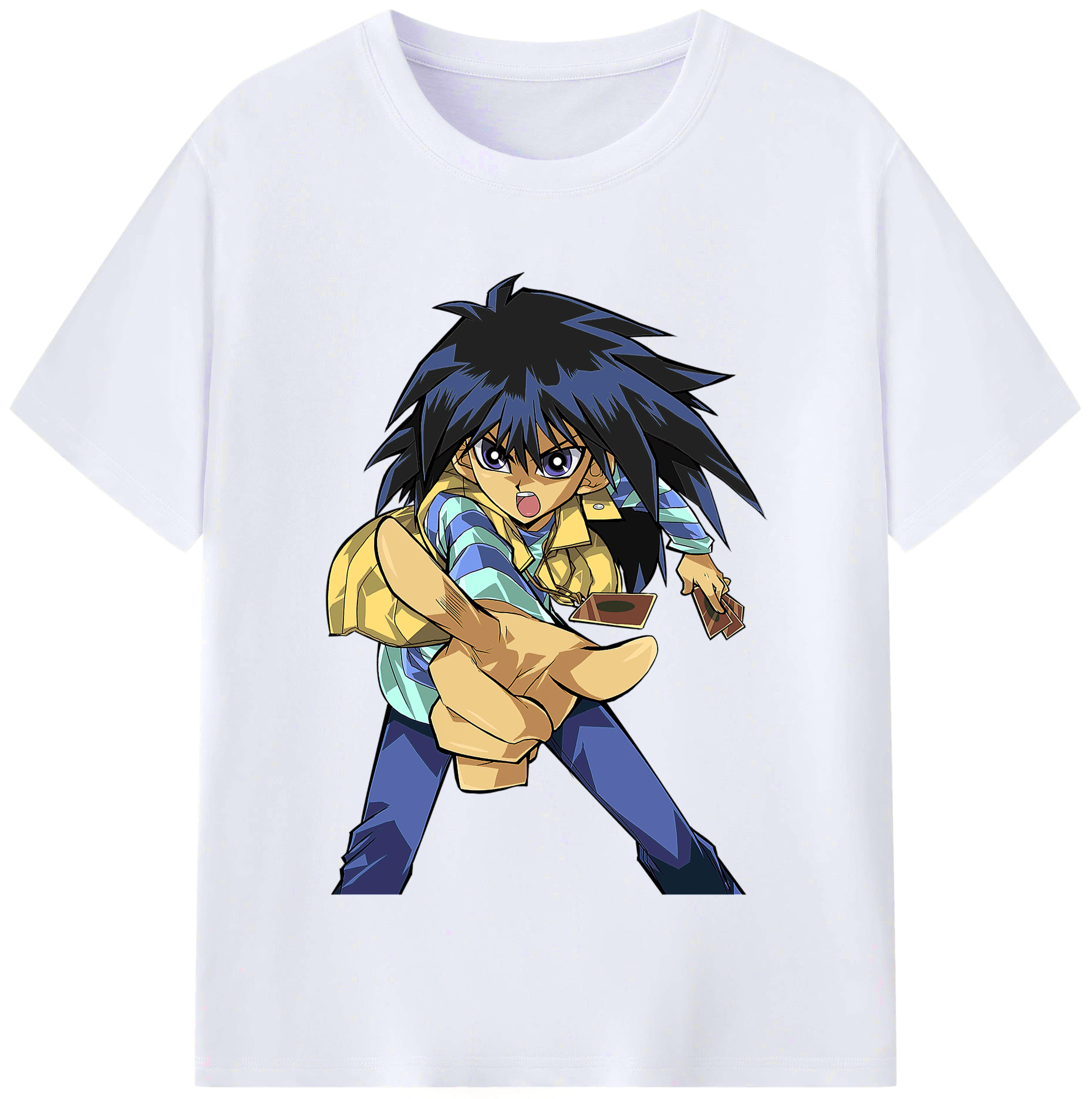 （画像用） 遊☆戯☆王 Yu-Gi-Oh! レディースカジュアルプリントTシャツ（綿100％）