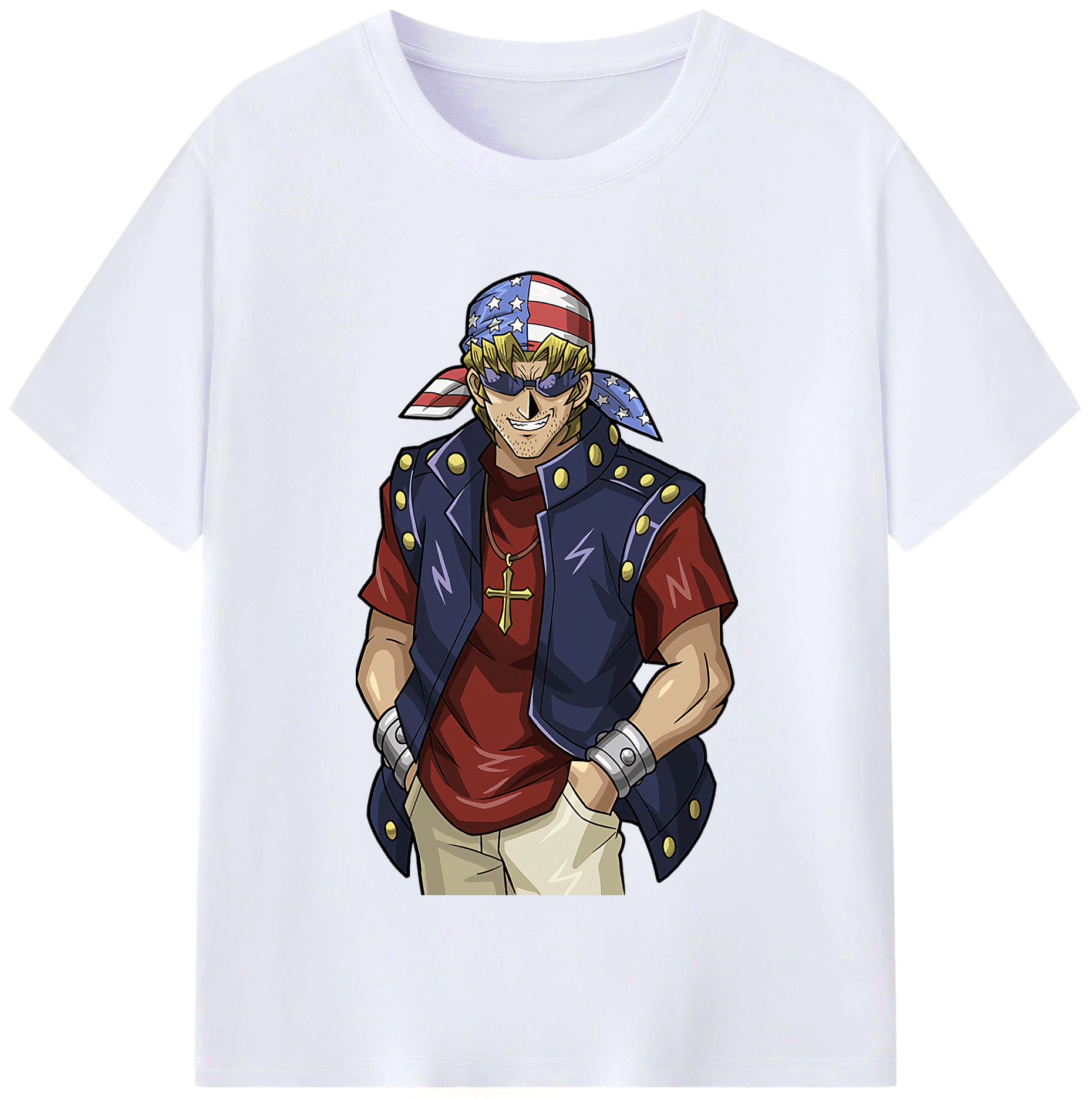 （画像用） 遊☆戯☆王 Yu-Gi-Oh! レディースカジュアルプリントTシャツ（綿100％）