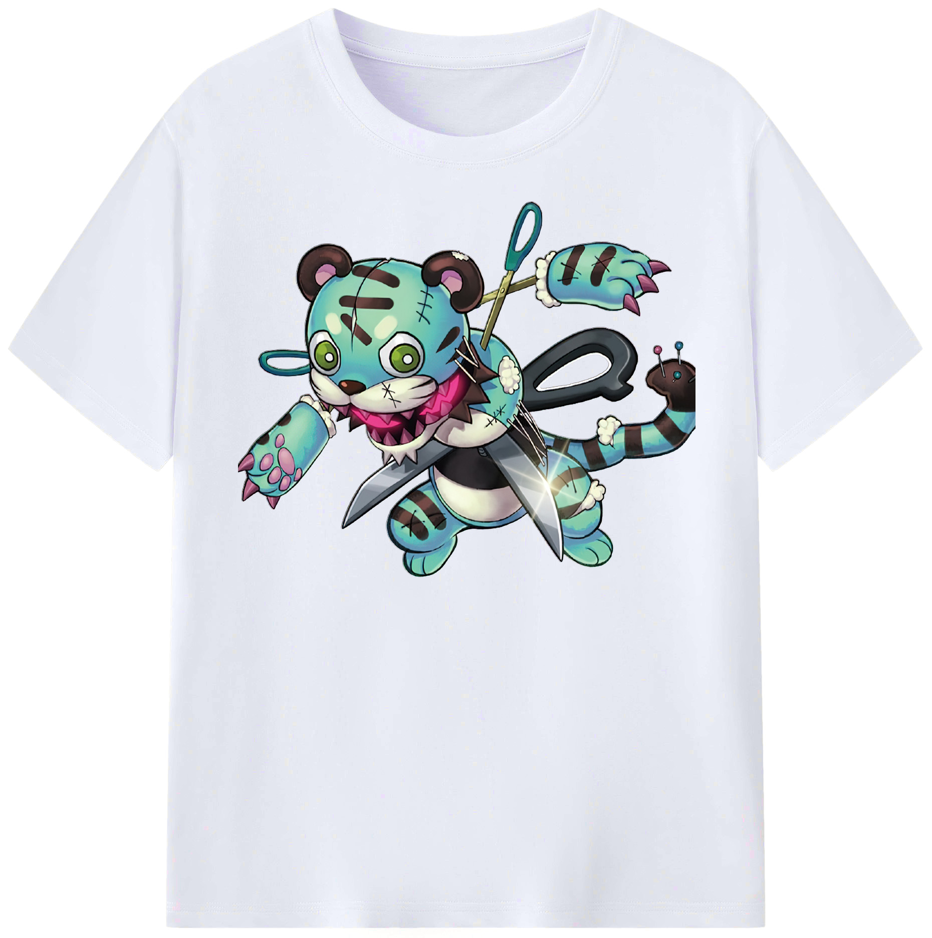（画像用） 遊☆戯☆王 Yu-Gi-Oh! レディースカジュアルプリントTシャツ（綿100％）