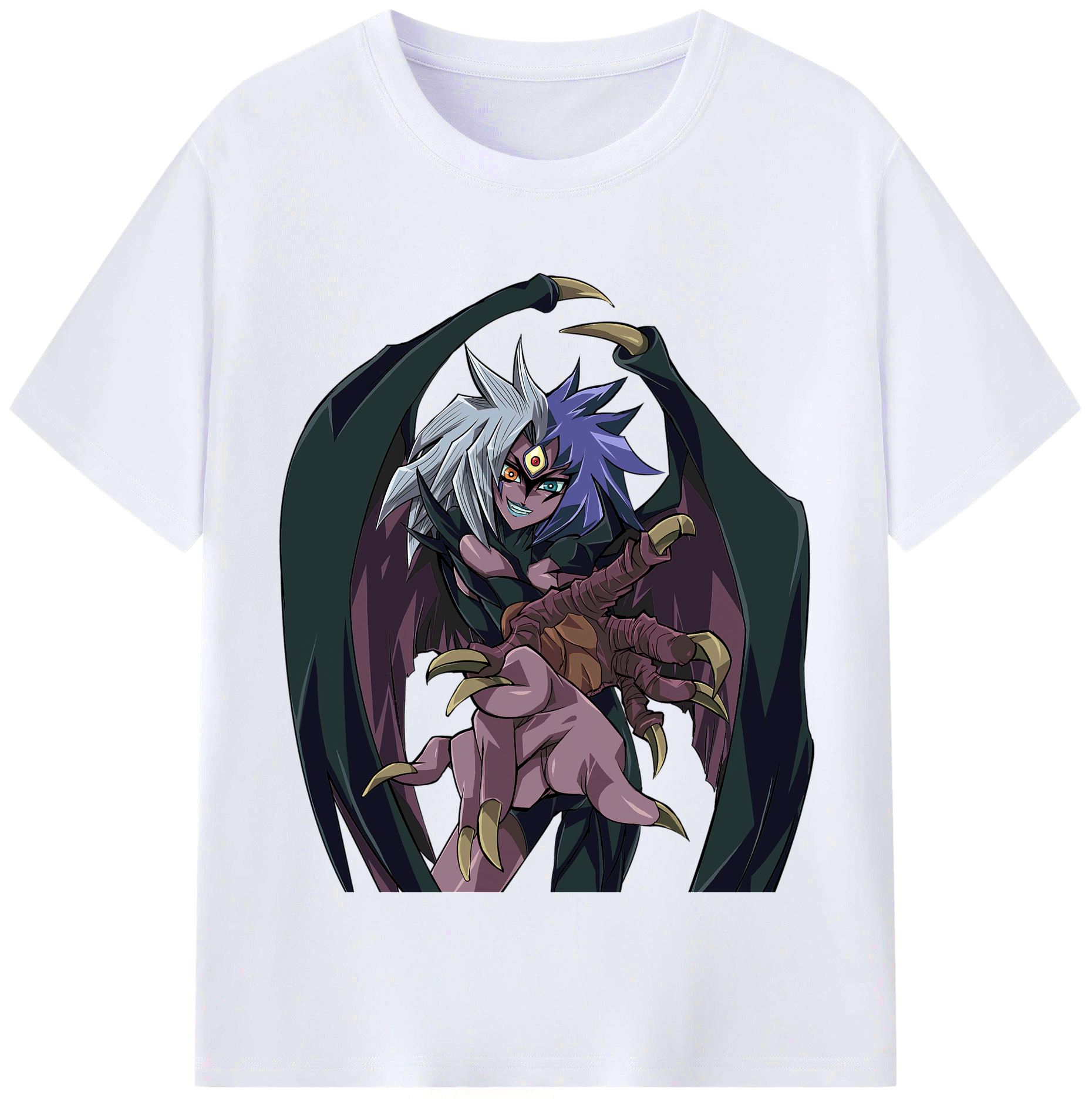 （画像用） 遊☆戯☆王 Yu-Gi-Oh! レディースカジュアルプリントTシャツ（綿100％）
