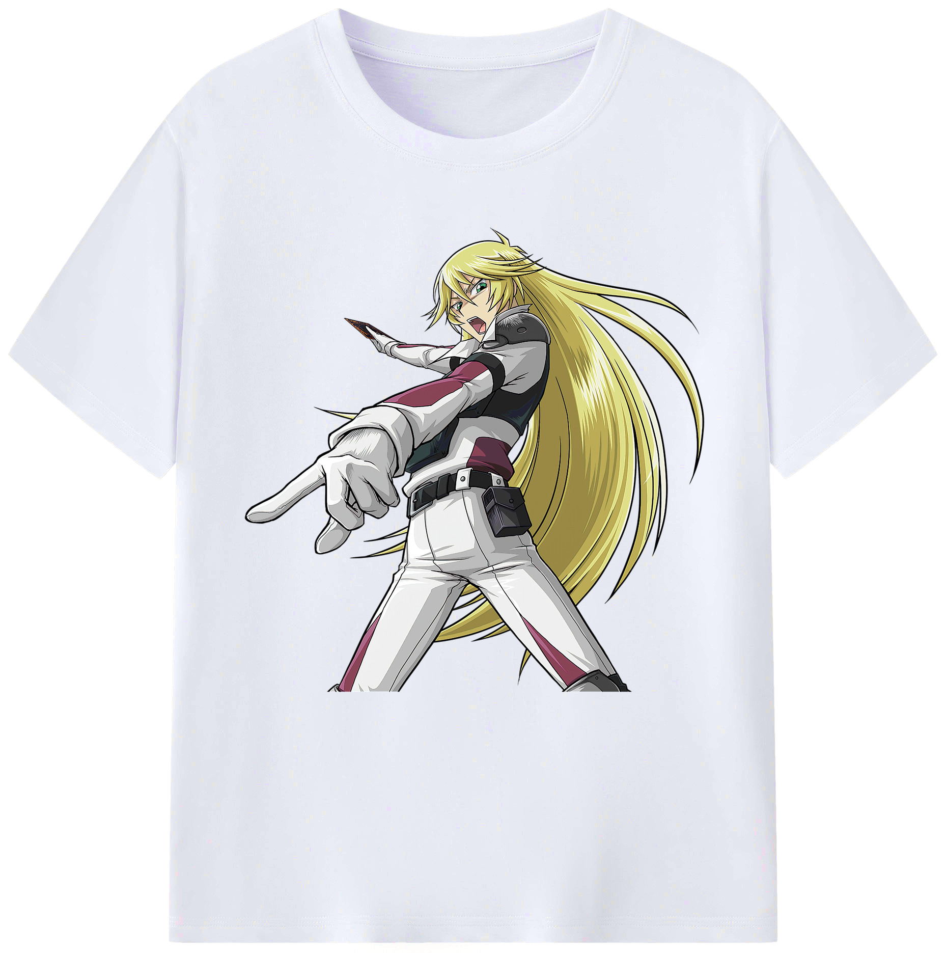 （画像用） 遊☆戯☆王 Yu-Gi-Oh! レディースカジュアルプリントTシャツ（綿100％）