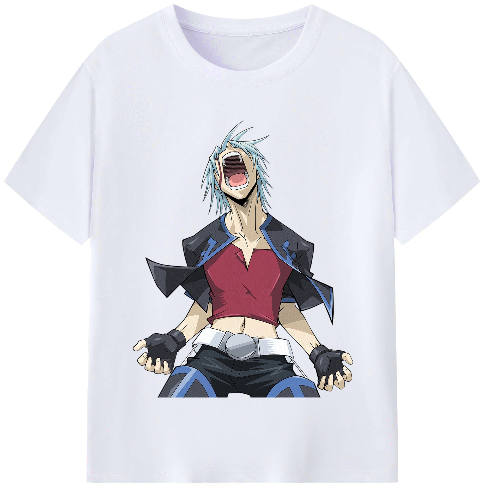 （画像用） 遊☆戯☆王 Yu-Gi-Oh! レディースカジュアルプリントTシャツ（綿100％）