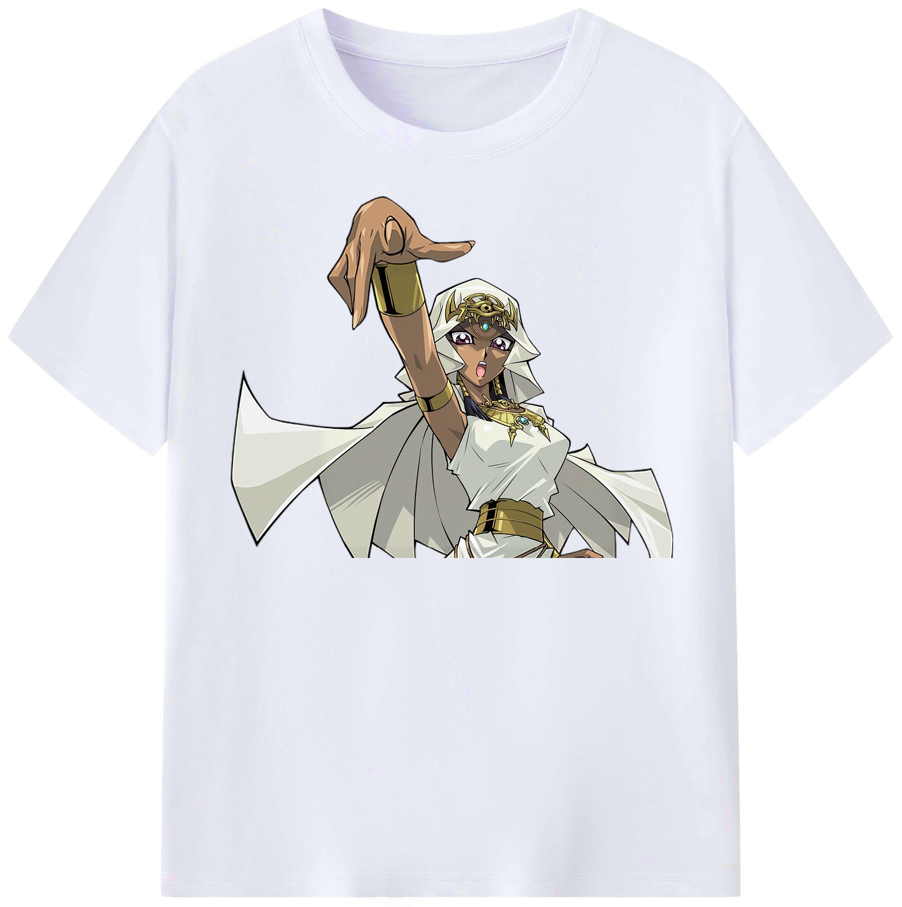 （画像用） 遊☆戯☆王 Yu-Gi-Oh! レディースカジュアルプリントTシャツ（綿100％）