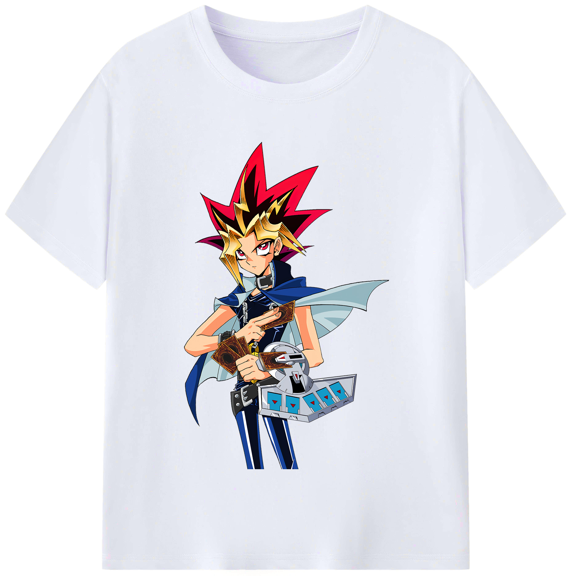 （画像用） 遊☆戯☆王 Yu-Gi-Oh! レディースカジュアルプリントTシャツ（綿100％）