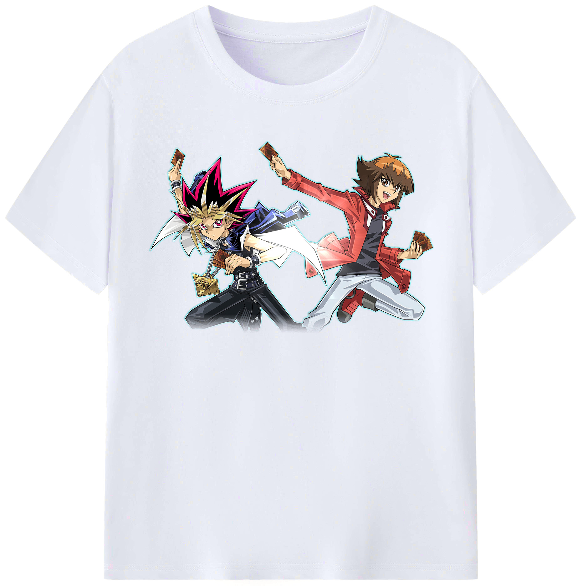 （画像用） 遊☆戯☆王 Yu-Gi-Oh! レディースカジュアルプリントTシャツ（綿100％）