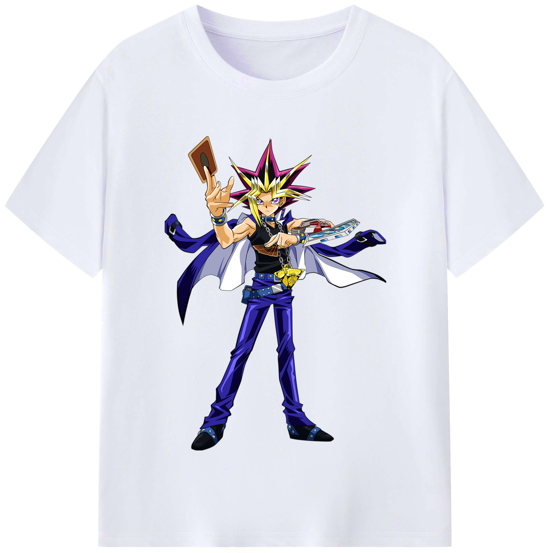 （画像用） 遊☆戯☆王 Yu-Gi-Oh! レディースカジュアルプリントTシャツ（綿100％）
