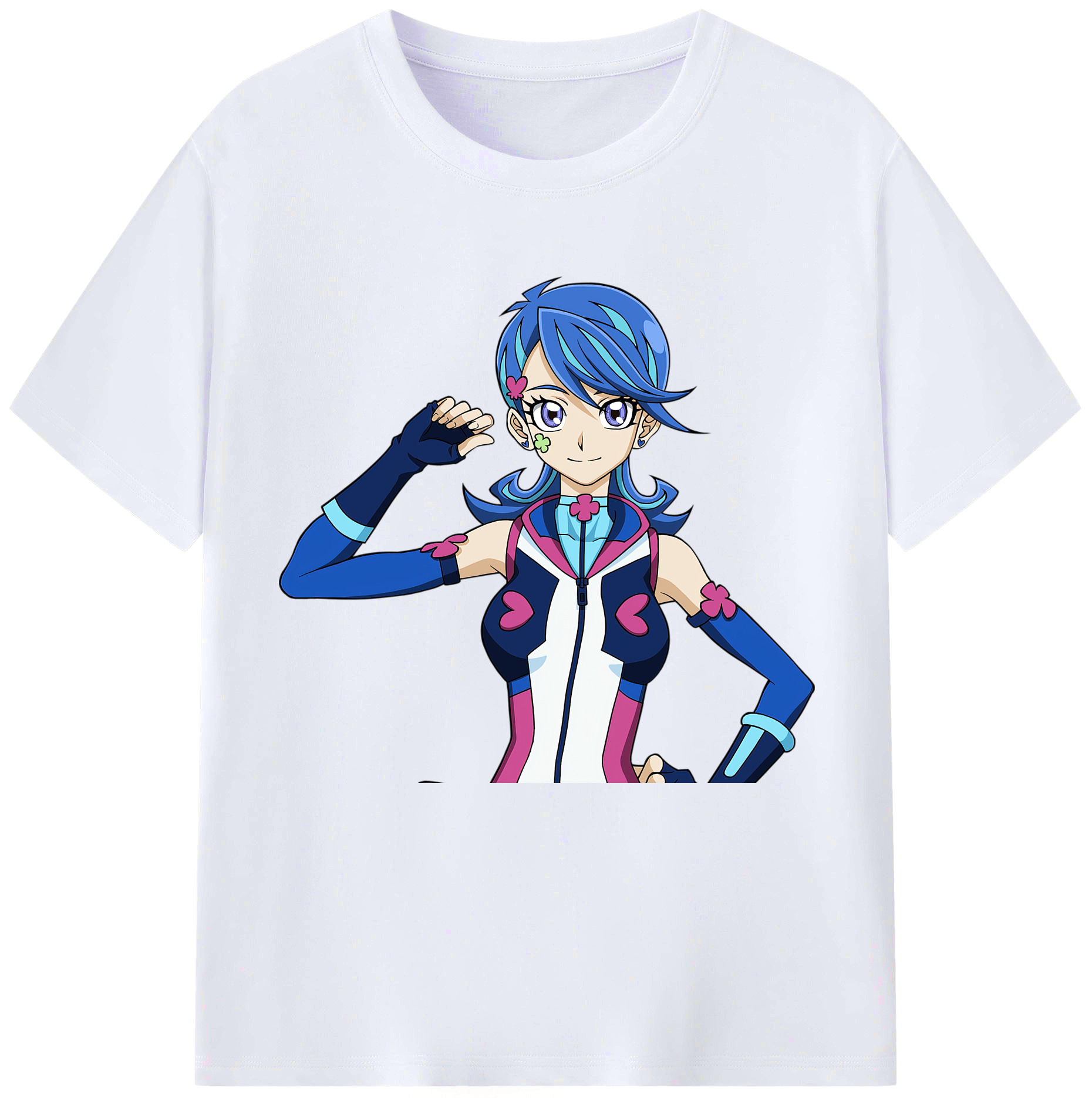 （画像用） 遊☆戯☆王 Yu-Gi-Oh! レディースカジュアルプリントTシャツ（綿100％）