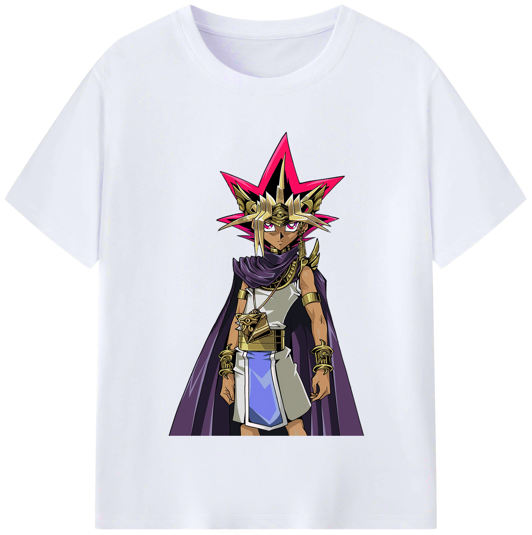（画像用） 遊☆戯☆王 Yu-Gi-Oh! レディースカジュアルプリントTシャツ（綿100％）