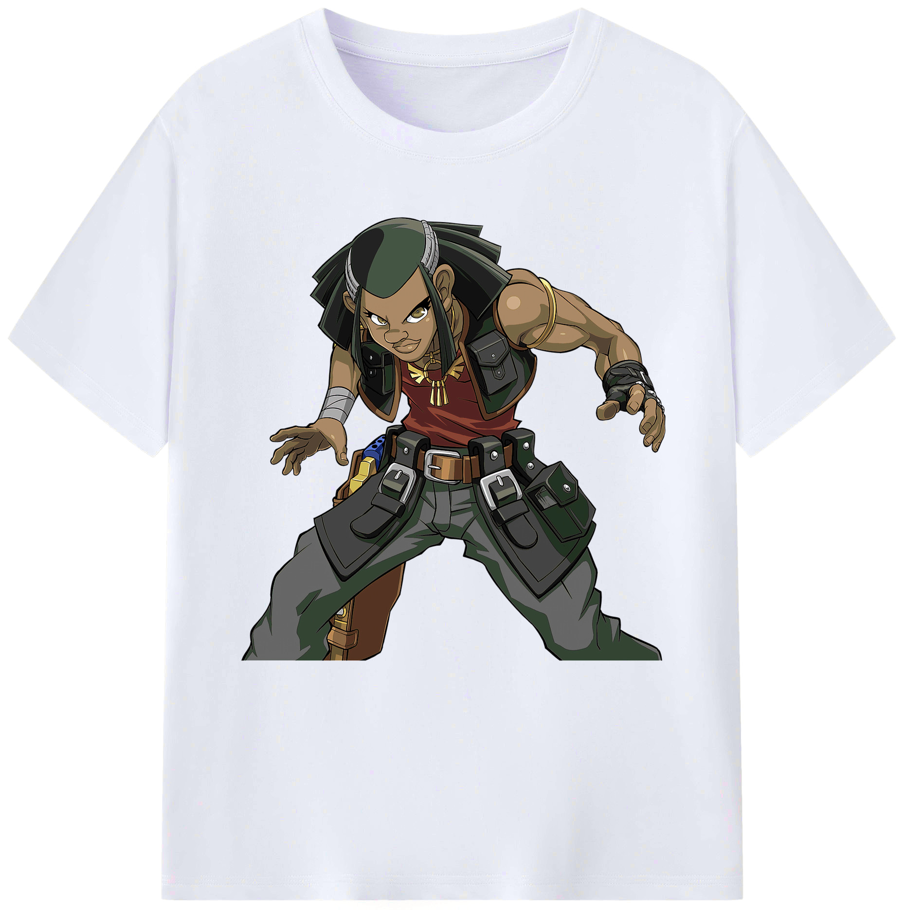 （画像用） 遊☆戯☆王 Yu-Gi-Oh! レディースカジュアルプリントTシャツ（綿100％）