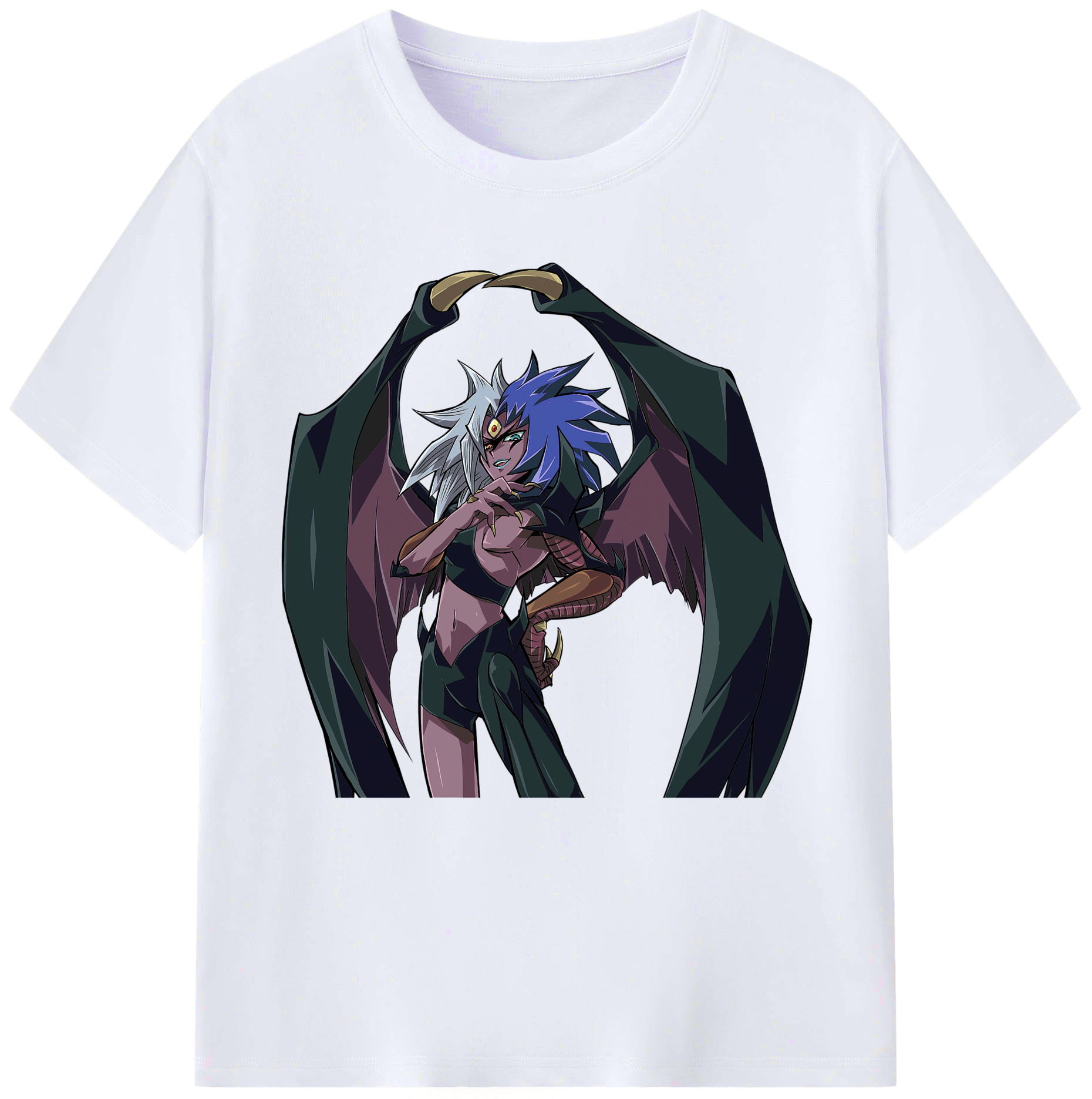 （画像用） 遊☆戯☆王 Yu-Gi-Oh! レディースカジュアルプリントTシャツ（綿100％）