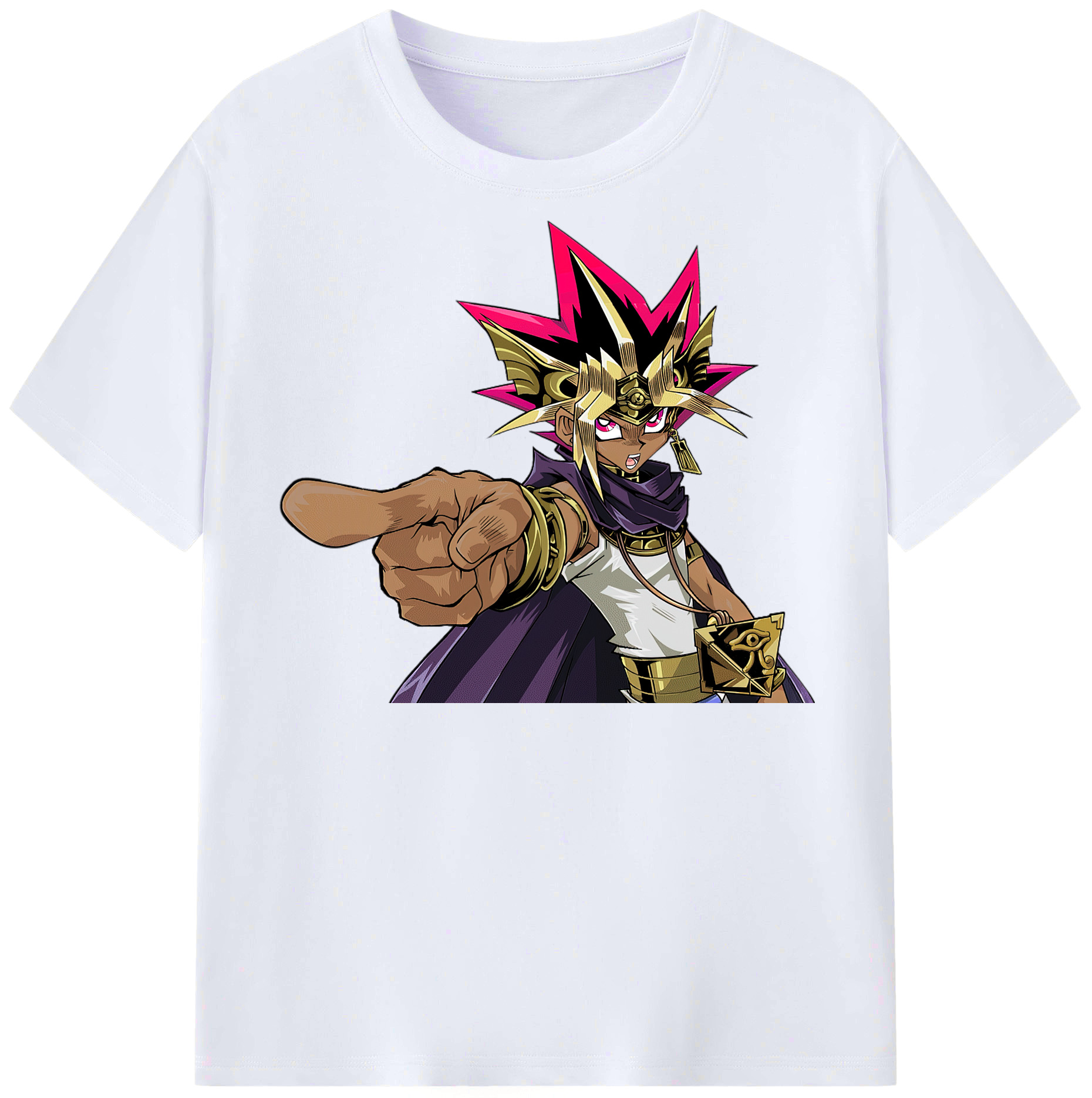 （画像用） 遊☆戯☆王 Yu-Gi-Oh! レディースカジュアルプリントTシャツ（綿100％）