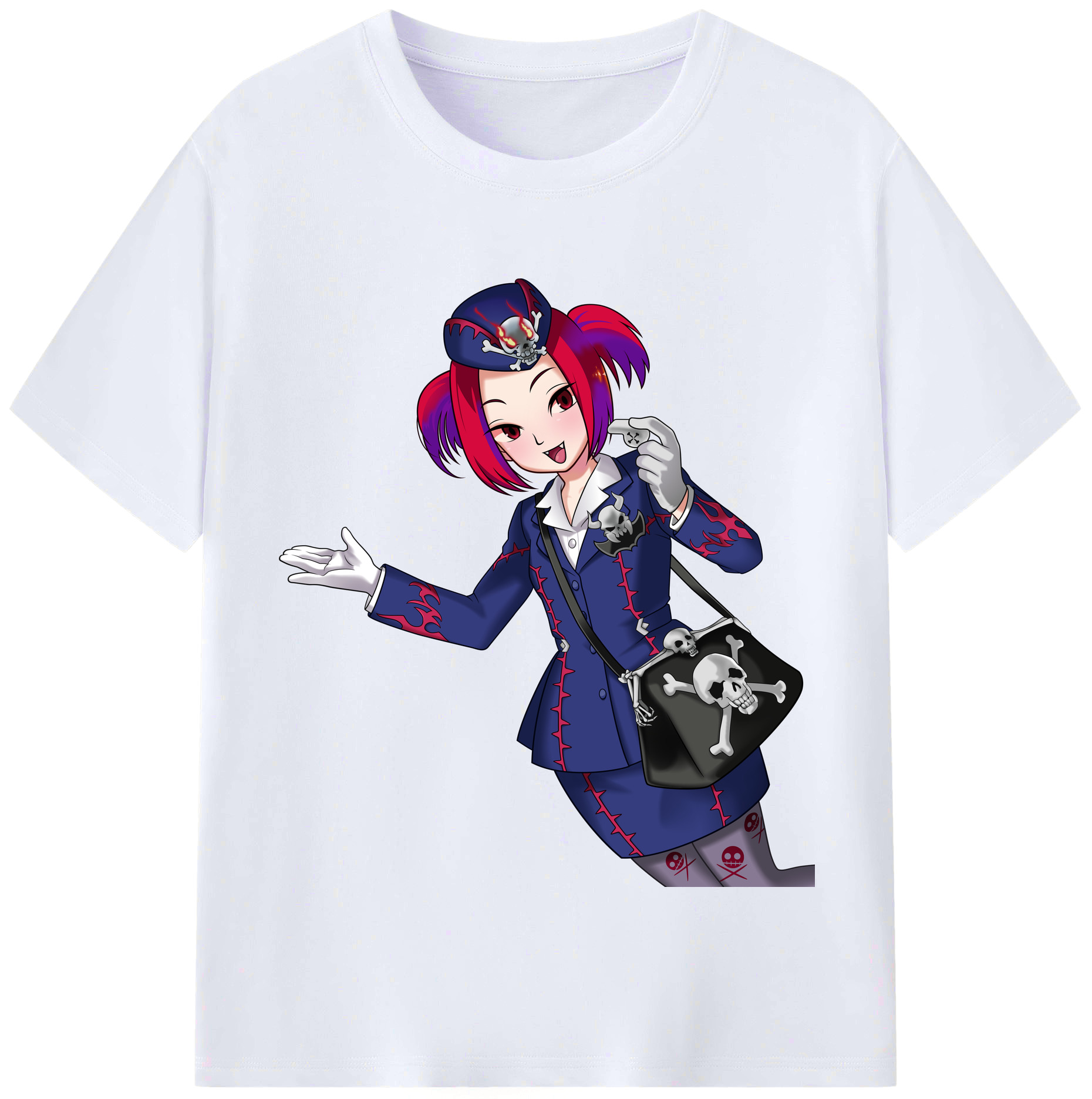 （画像用） 遊☆戯☆王 Yu-Gi-Oh! レディースカジュアルプリントTシャツ（綿100％）