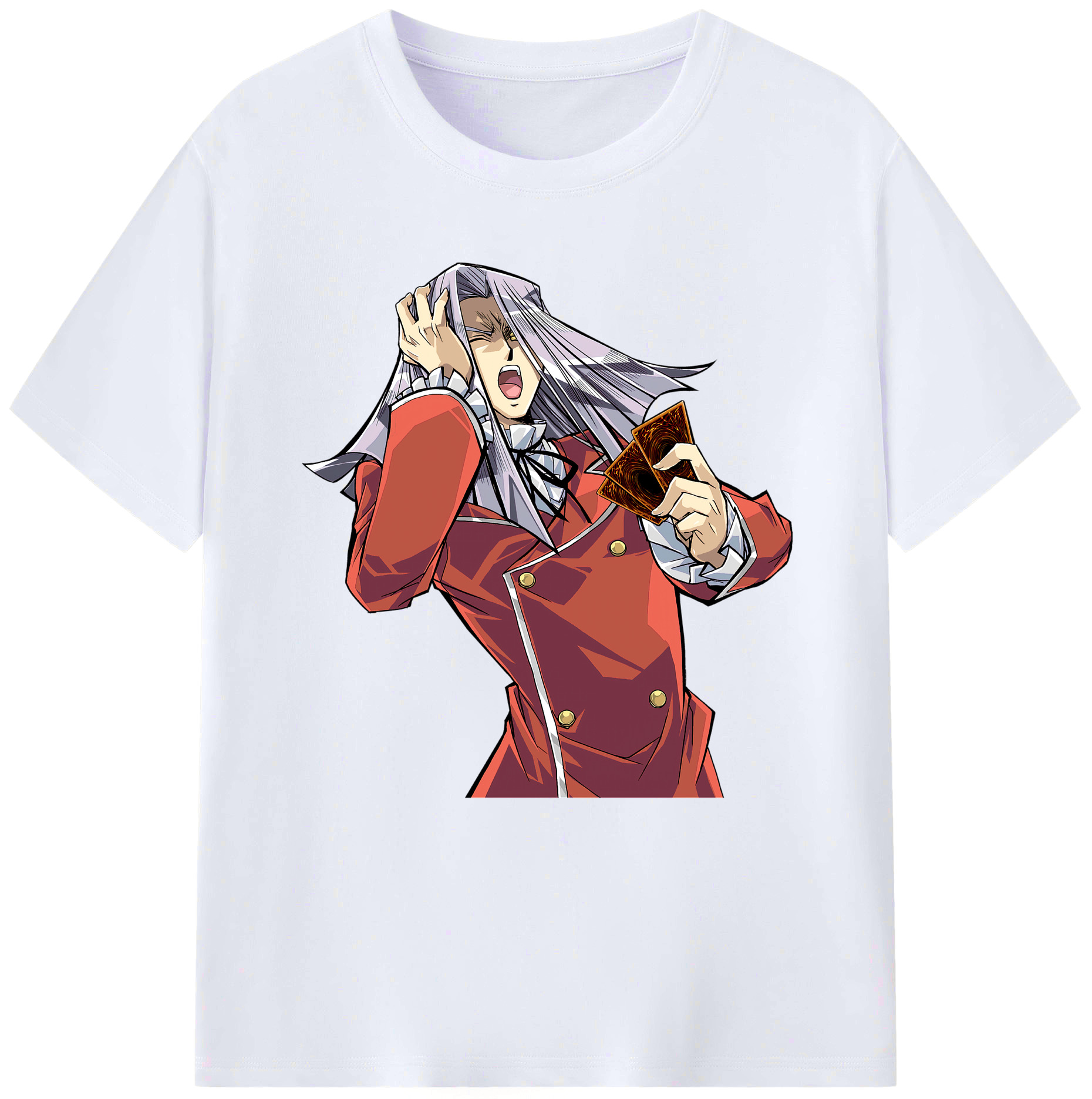 （画像用） 遊☆戯☆王 Yu-Gi-Oh! レディースカジュアルプリントTシャツ（綿100％）