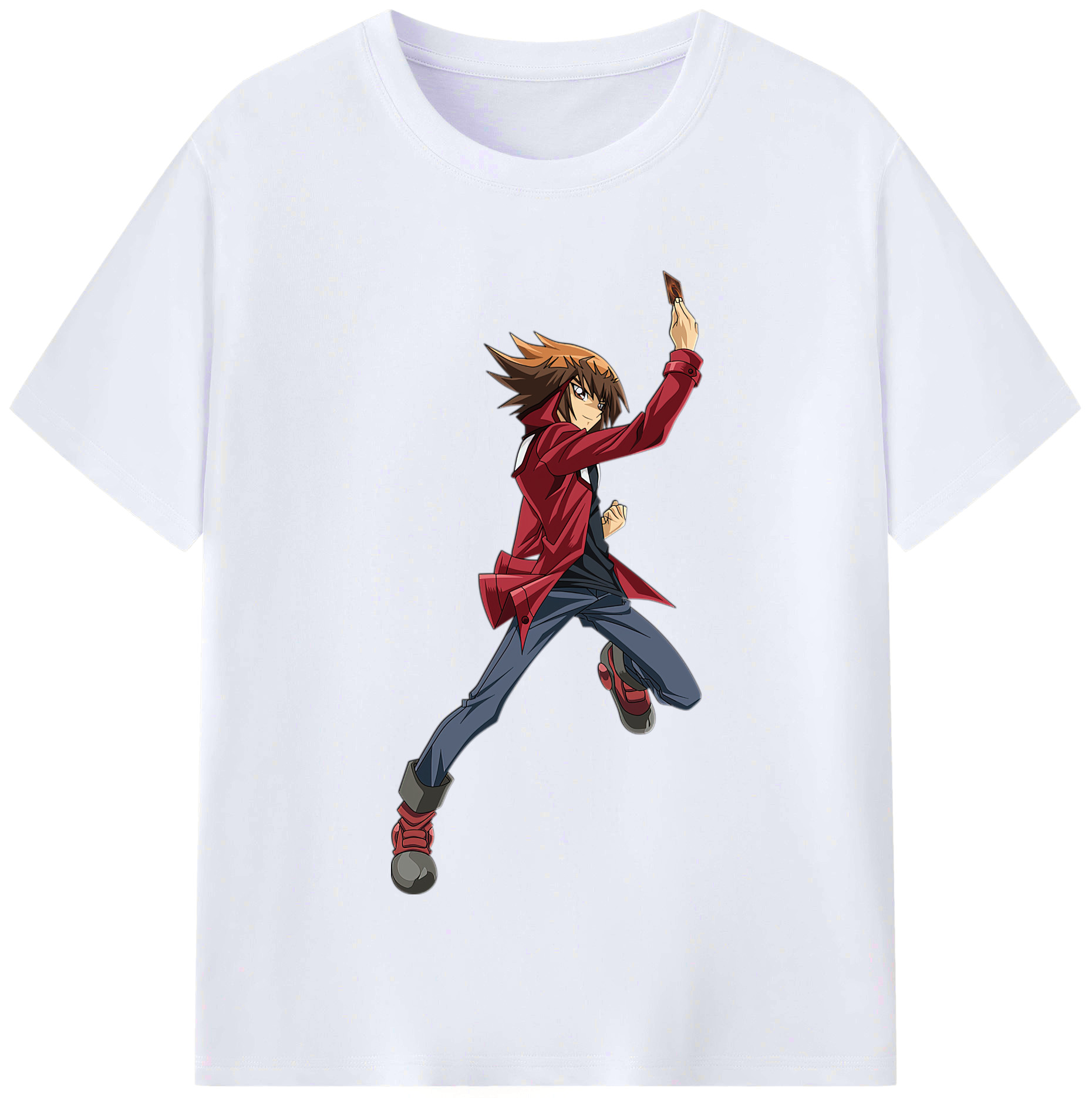 （画像用） 遊☆戯☆王 Yu-Gi-Oh! レディースカジュアルプリントTシャツ（綿100％）