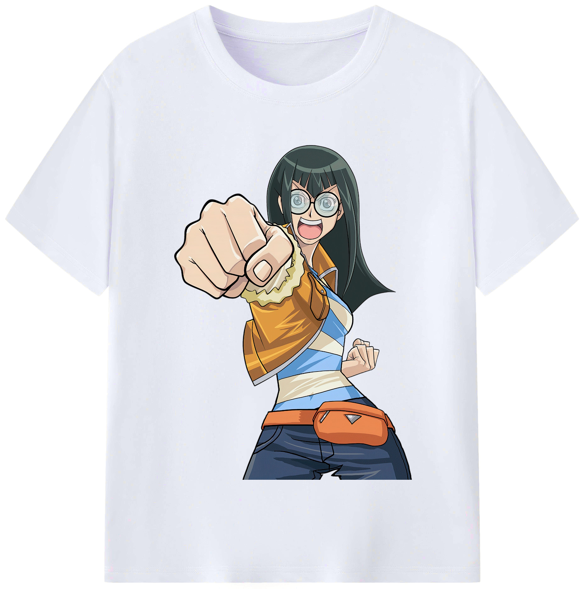 （画像用） 遊☆戯☆王 Yu-Gi-Oh! レディースカジュアルプリントTシャツ（綿100％）