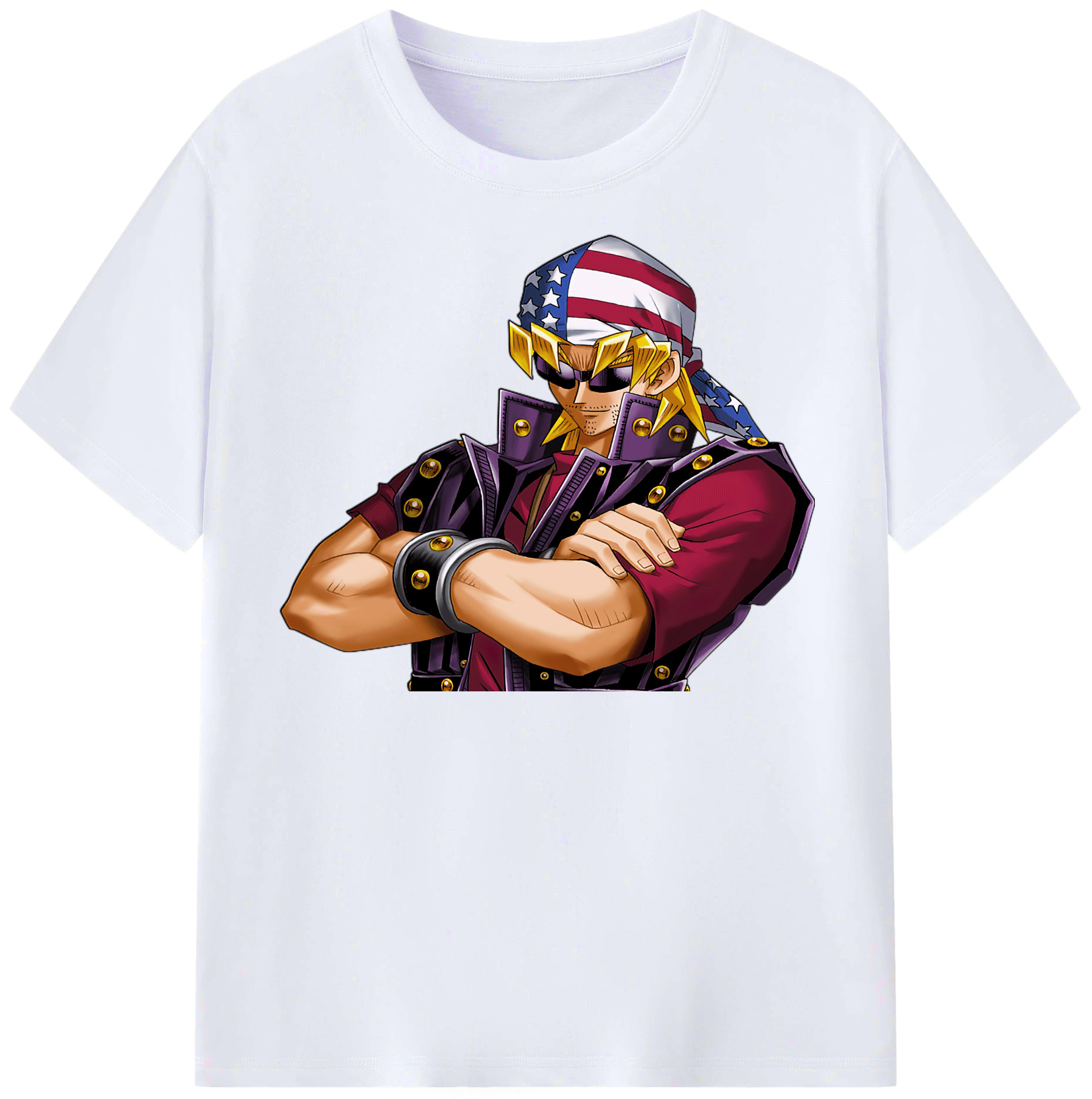 （画像用） 遊☆戯☆王 Yu-Gi-Oh! レディースカジュアルプリントTシャツ（綿100％）