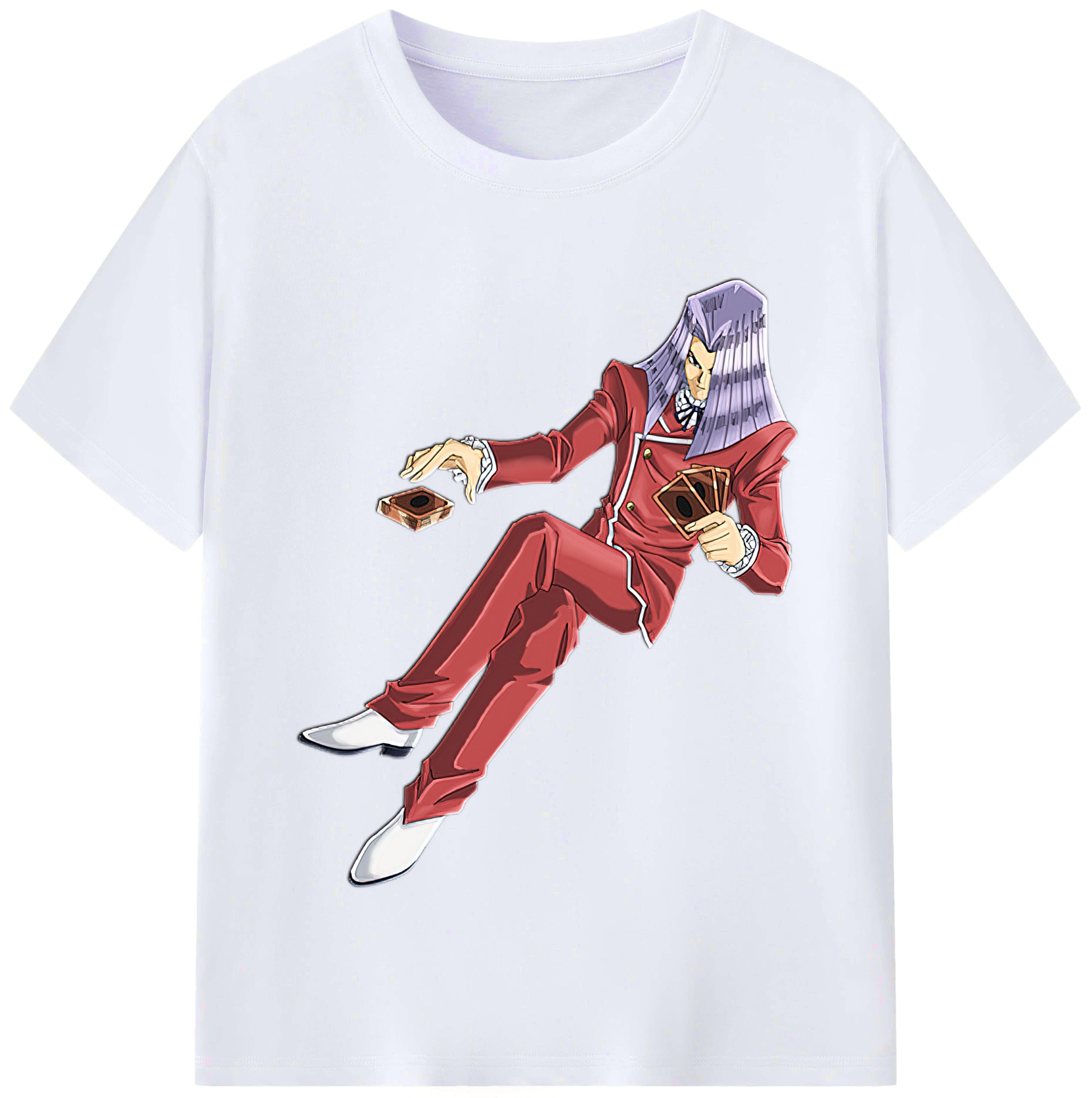 （画像用） 遊☆戯☆王 Yu-Gi-Oh! レディースカジュアルプリントTシャツ（綿100％）