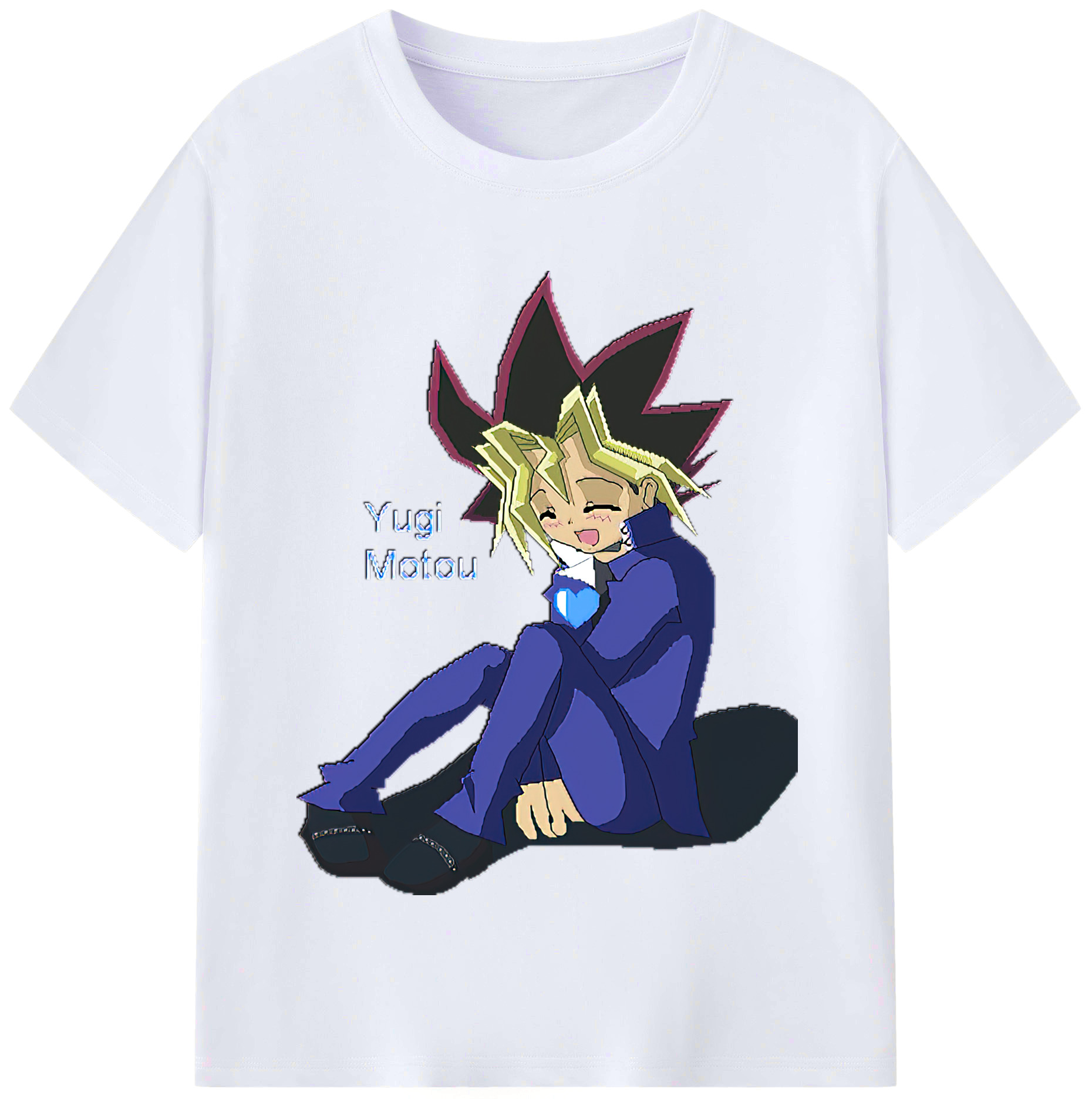 （画像用） 遊☆戯☆王 Yu-Gi-Oh! レディースカジュアルプリントTシャツ（綿100％）