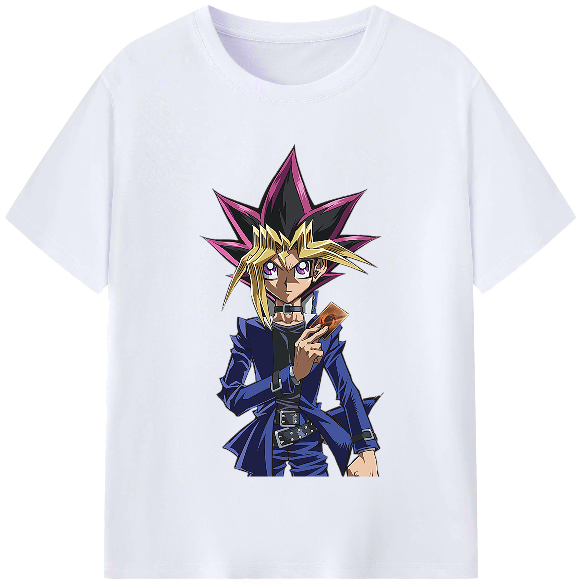 （画像用） 遊☆戯☆王 Yu-Gi-Oh! レディースカジュアルプリントTシャツ（綿100％）
