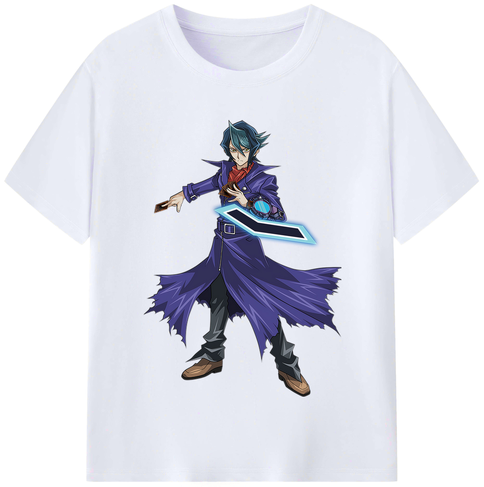 （画像用） 遊☆戯☆王 Yu-Gi-Oh! レディースカジュアルプリントTシャツ（綿100％）