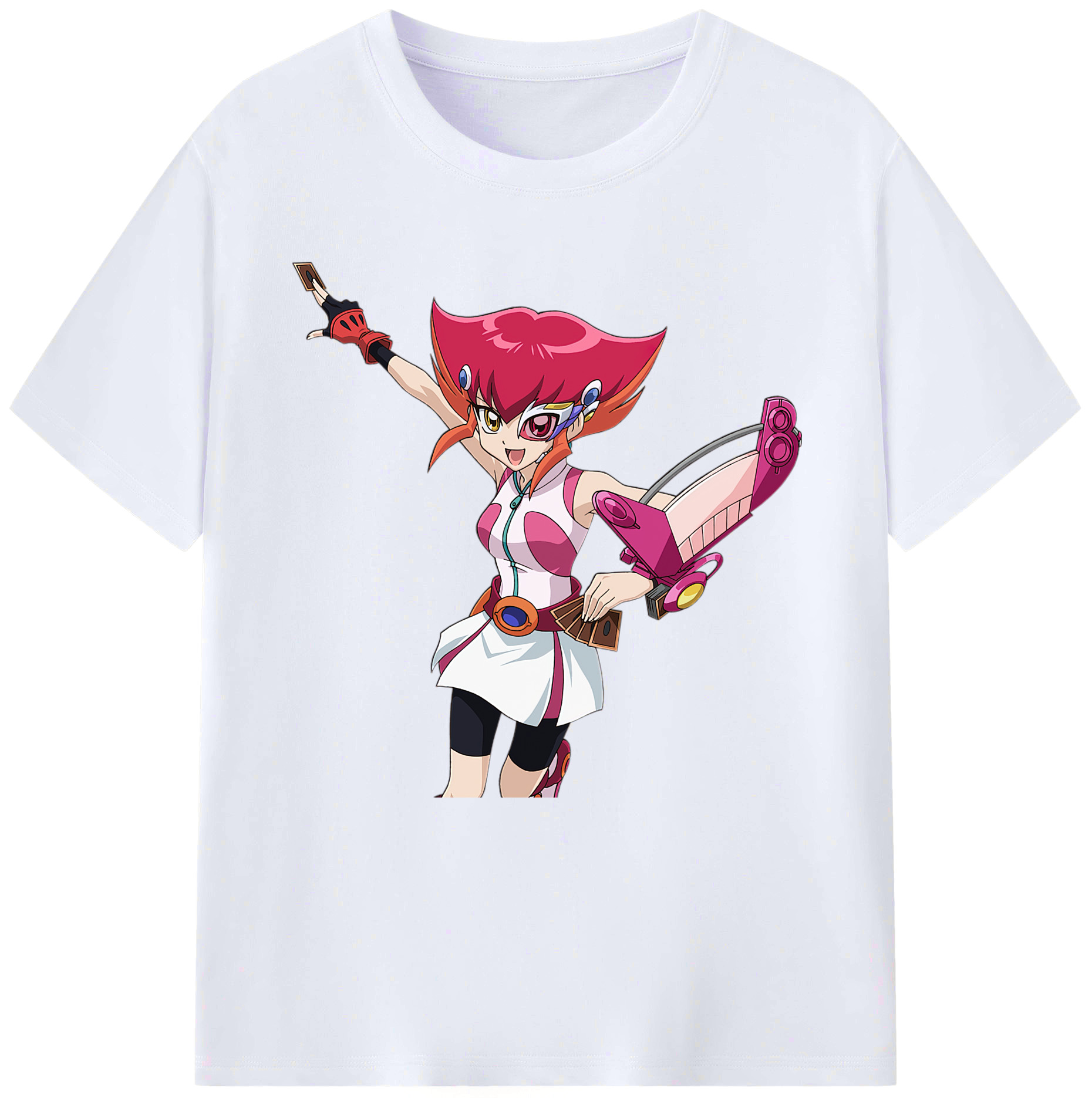 （画像用） 遊☆戯☆王 Yu-Gi-Oh! レディースカジュアルプリントTシャツ（綿100％）