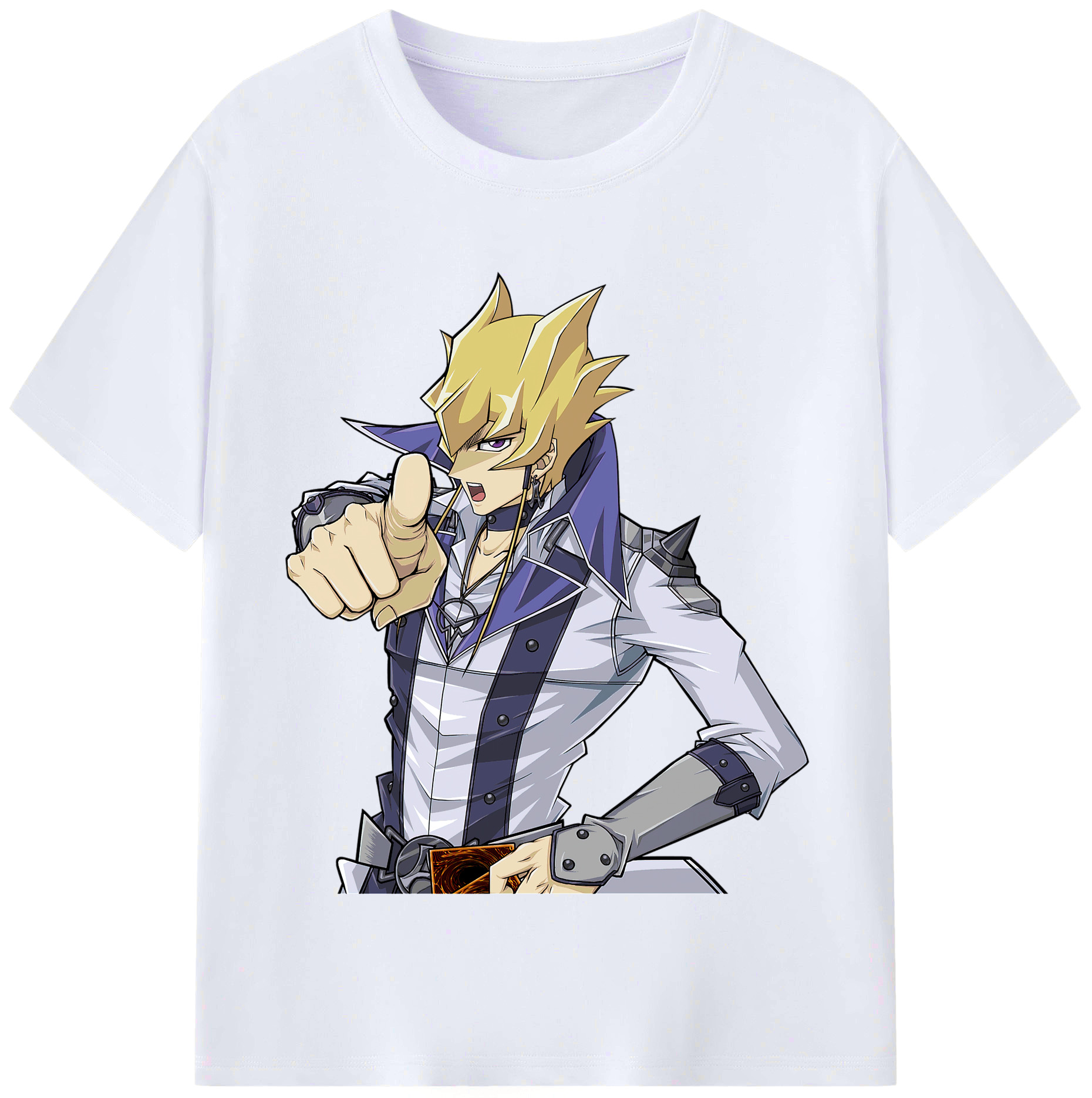 （画像用） 遊☆戯☆王 Yu-Gi-Oh! レディースカジュアルプリントTシャツ（綿100％）
