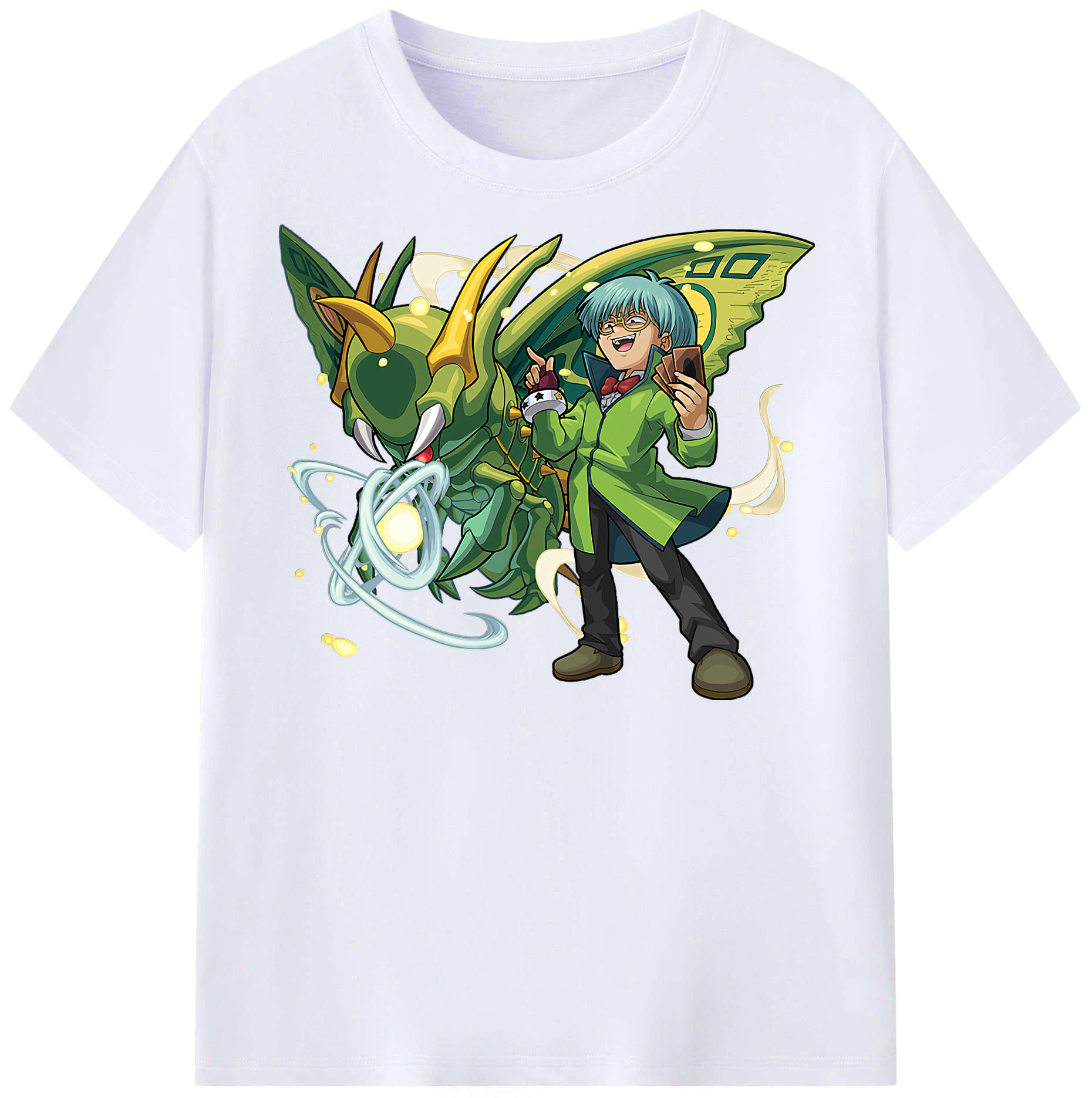 （画像用） 遊☆戯☆王 Yu-Gi-Oh! レディースカジュアルプリントTシャツ（綿100％）