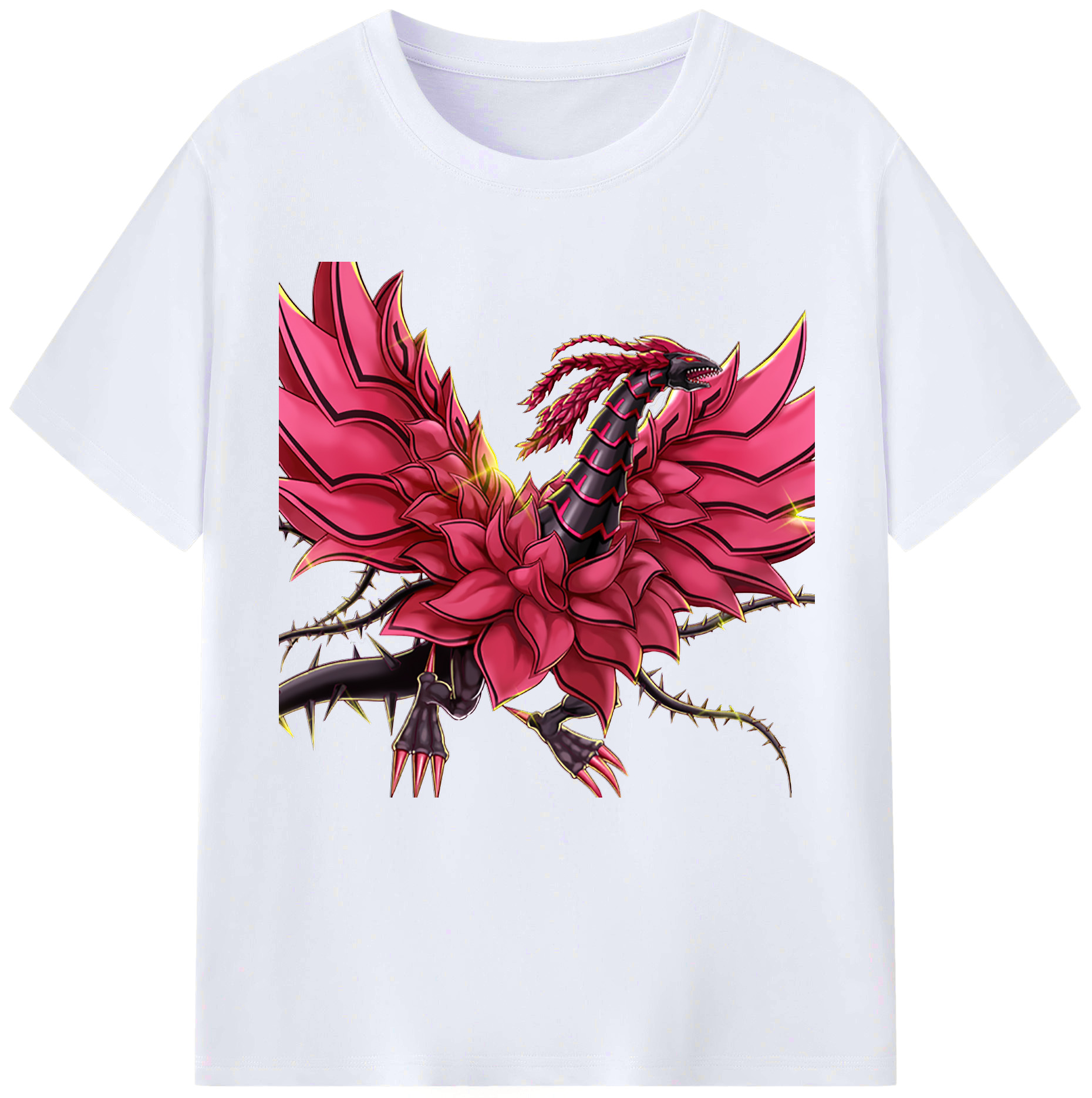 （画像用） 遊☆戯☆王 Yu-Gi-Oh! レディースカジュアルプリントTシャツ（綿100％）