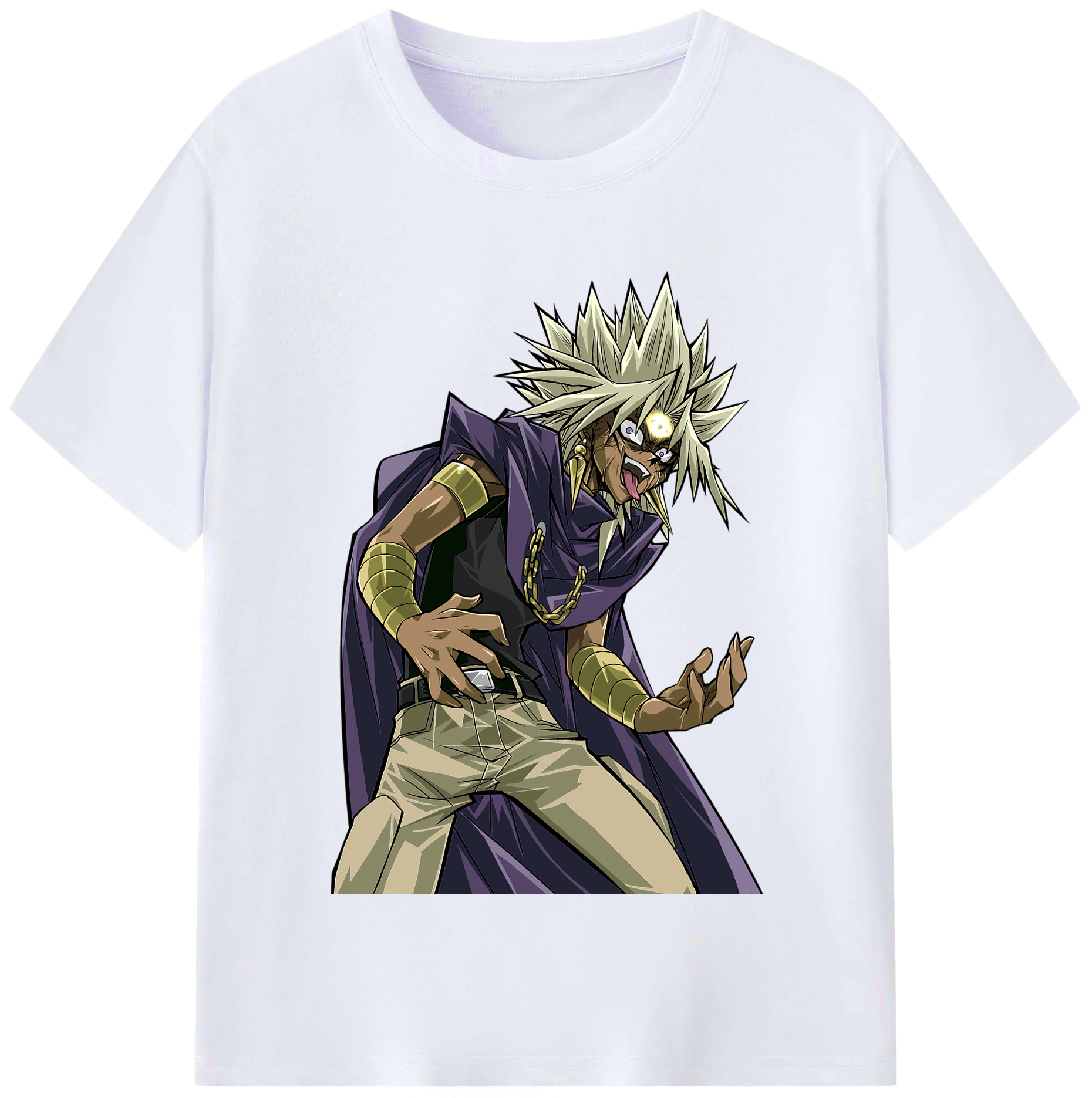 （画像用） 遊☆戯☆王 Yu-Gi-Oh! レディースカジュアルプリントTシャツ（綿100％）