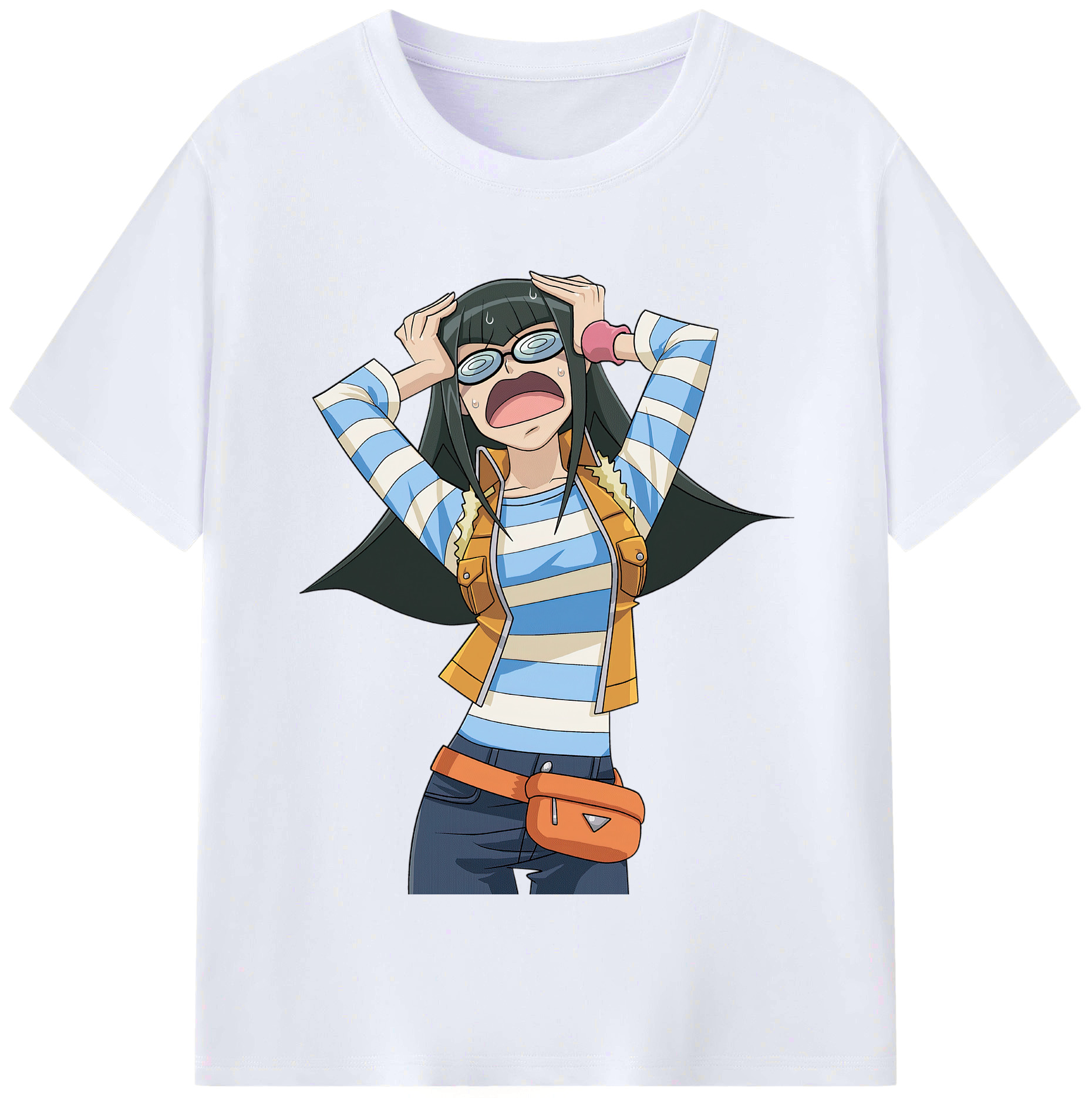 （画像用） 遊☆戯☆王 Yu-Gi-Oh! レディースカジュアルプリントTシャツ（綿100％）