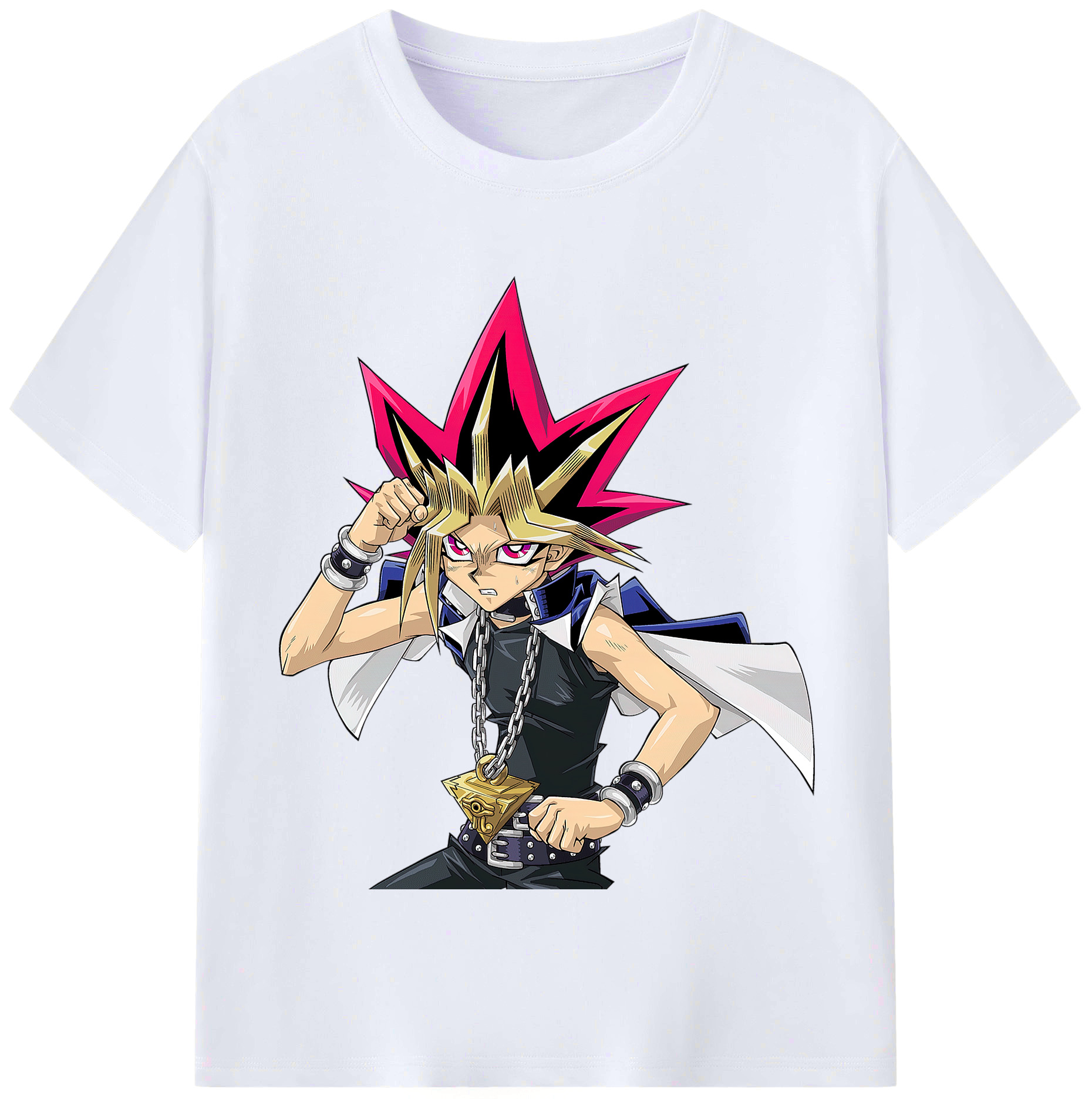 （画像用） 遊☆戯☆王 Yu-Gi-Oh! レディースカジュアルプリントTシャツ（綿100％）