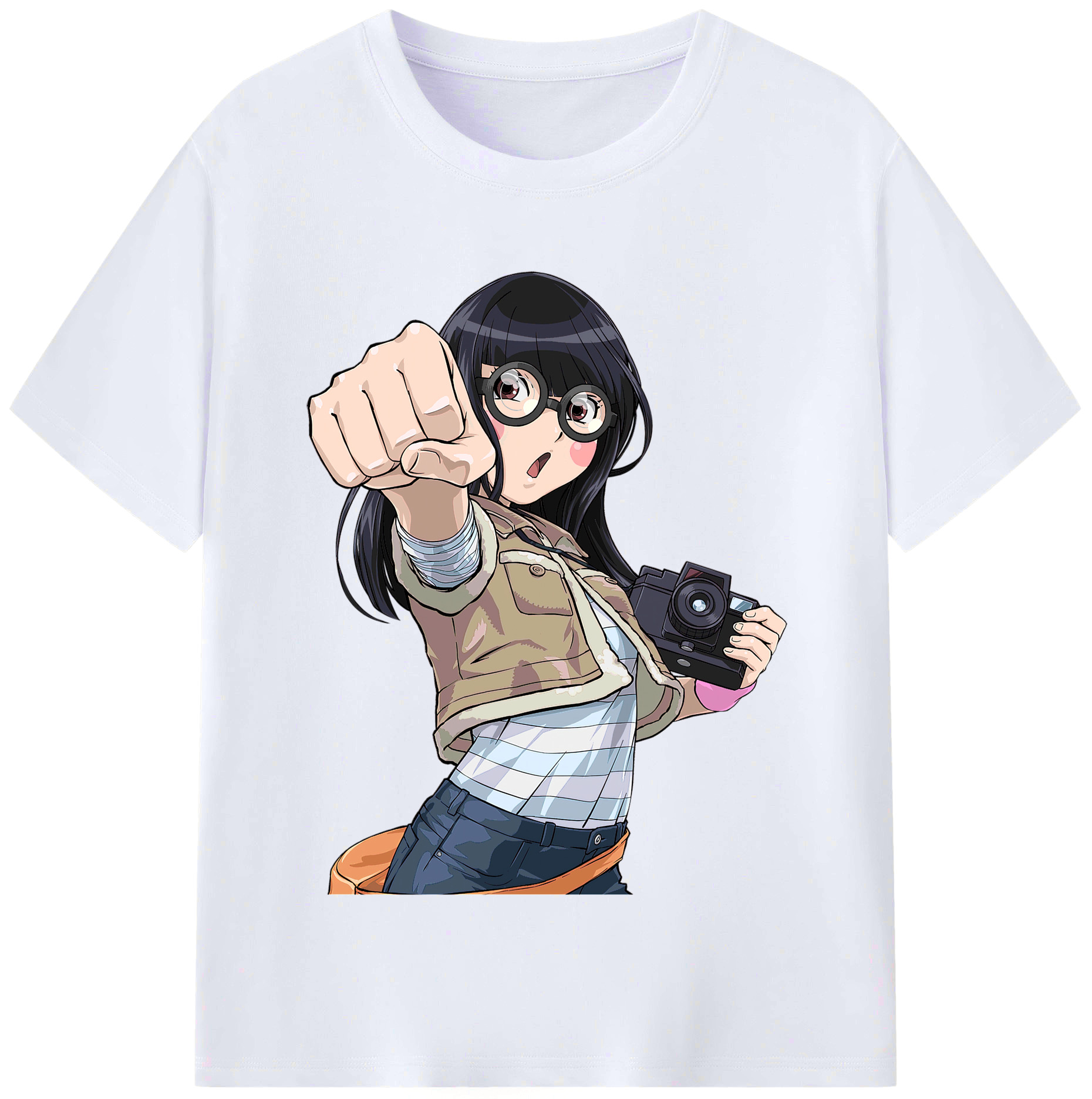 （画像用） 遊☆戯☆王 Yu-Gi-Oh! レディースカジュアルプリントTシャツ（綿100％）