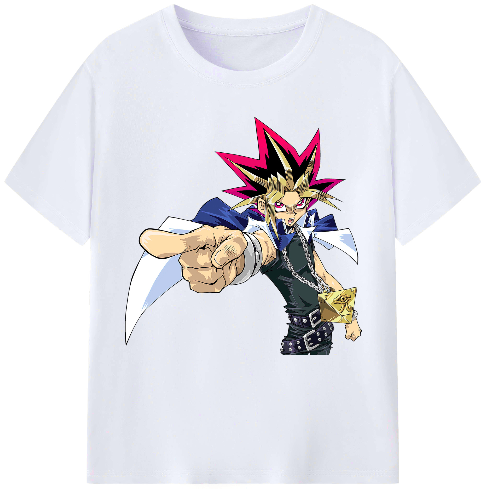 （画像用） 遊☆戯☆王 Yu-Gi-Oh! レディースカジュアルプリントTシャツ（綿100％）