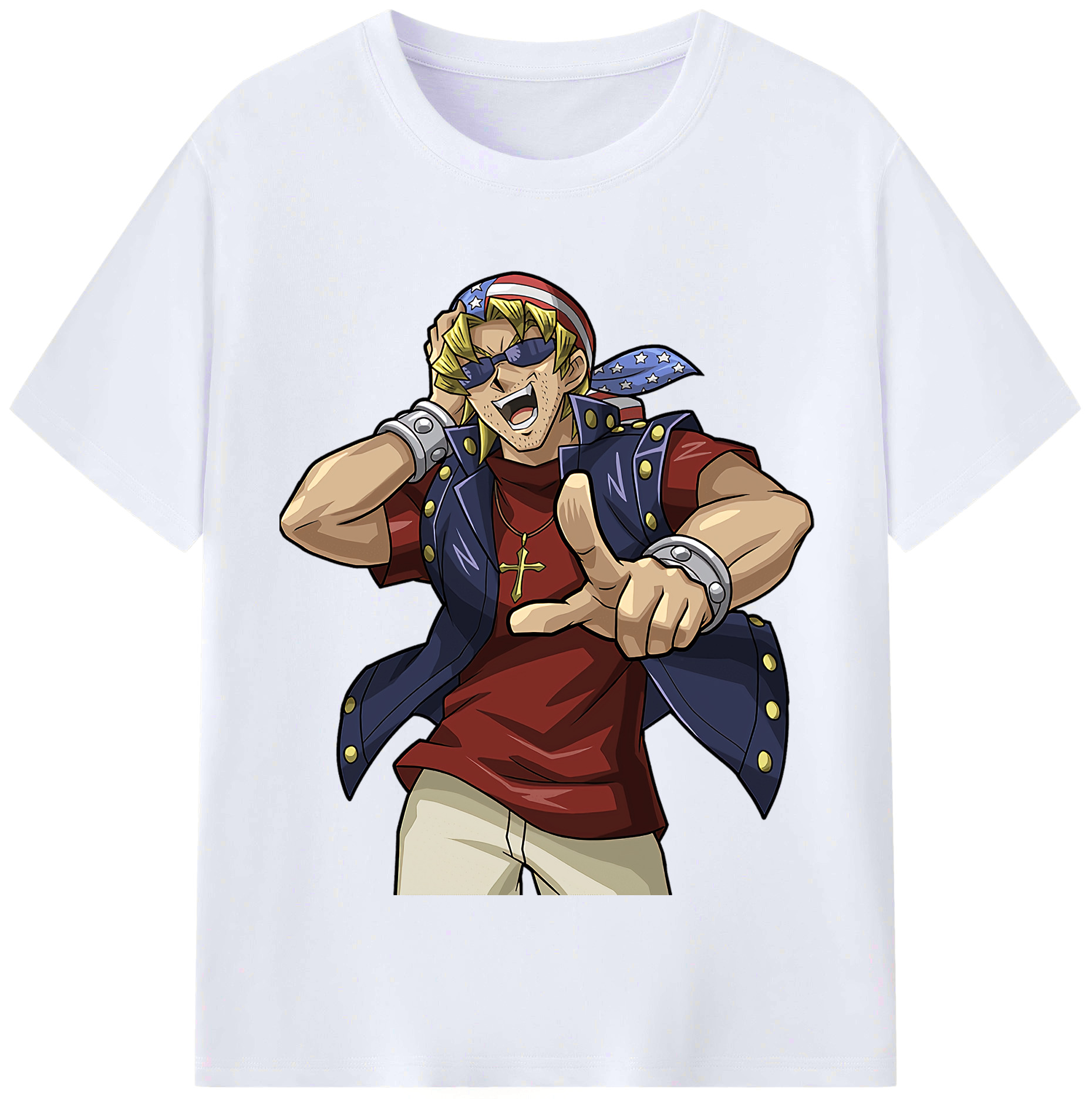 （画像用） 遊☆戯☆王 Yu-Gi-Oh! レディースカジュアルプリントTシャツ（綿100％）
