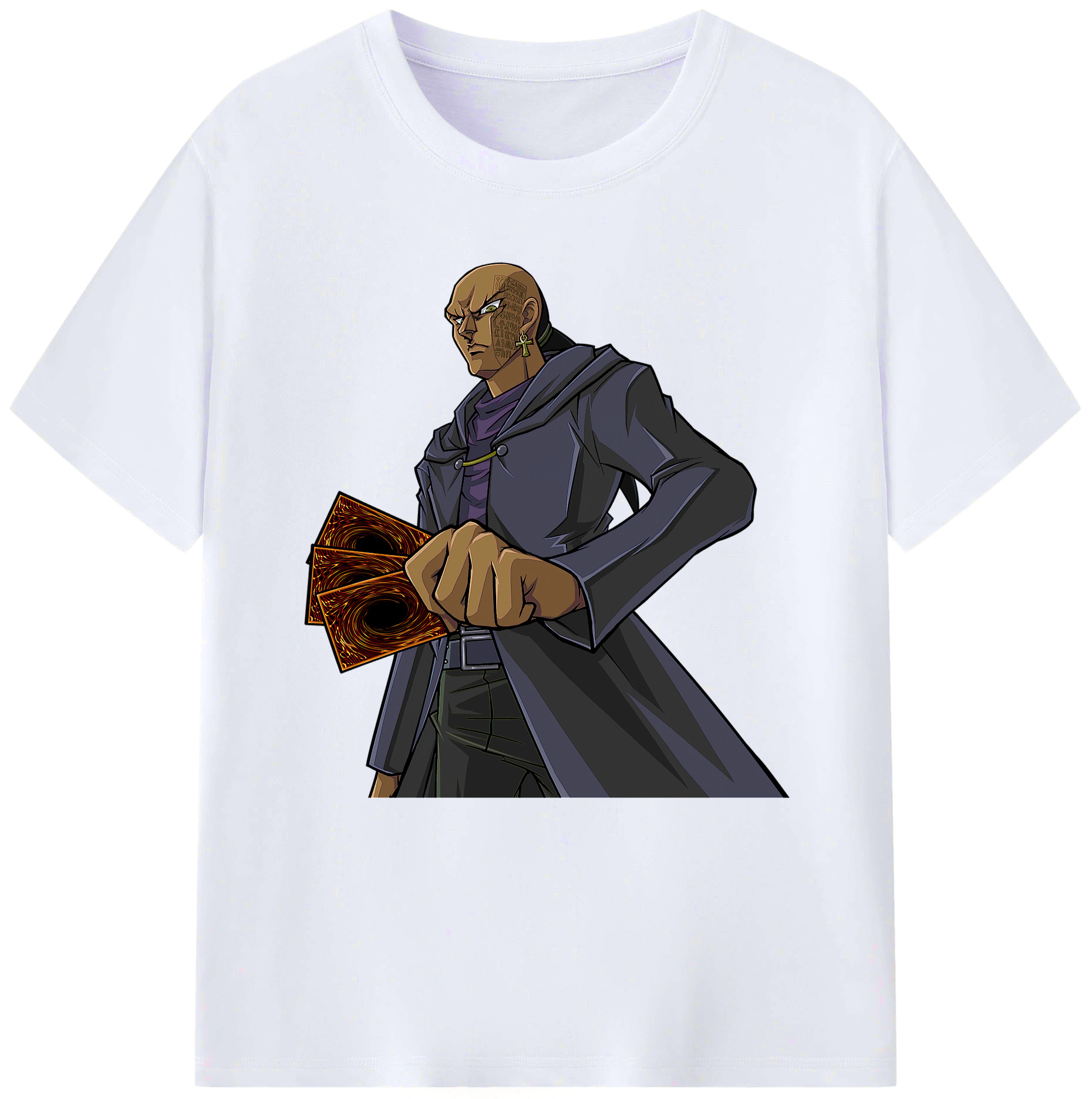 （画像用） 遊☆戯☆王 Yu-Gi-Oh! レディースカジュアルプリントTシャツ（綿100％）