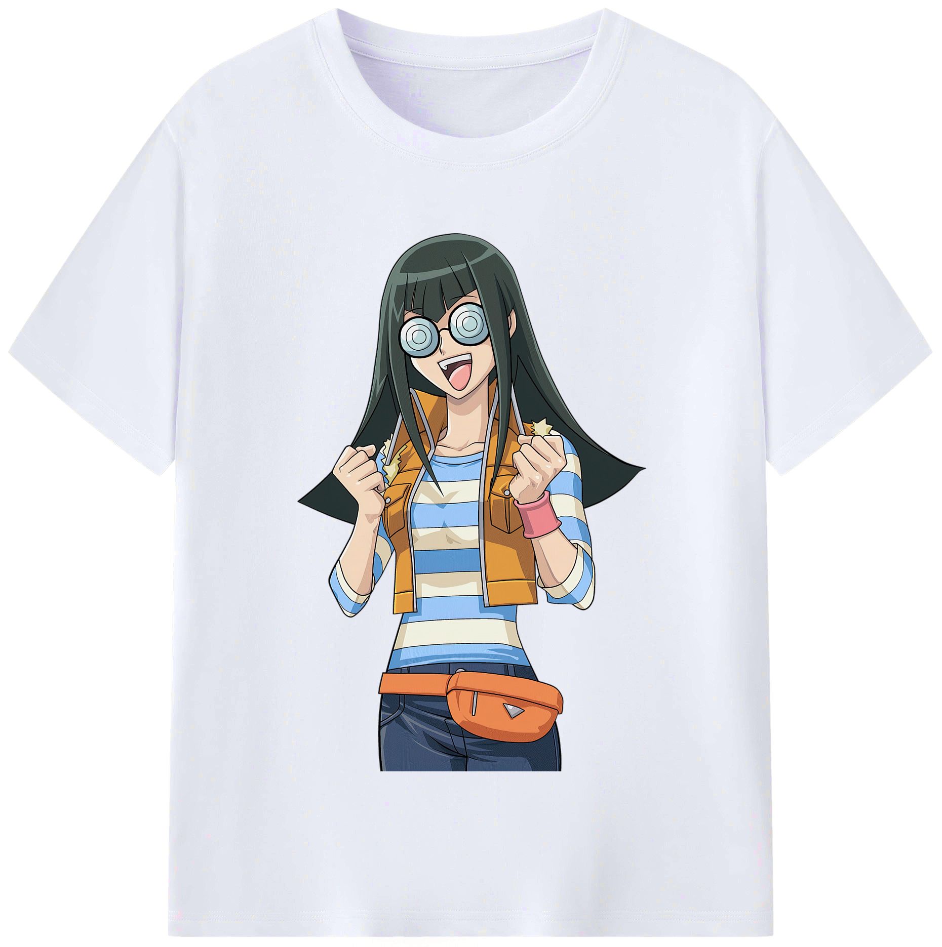 （画像用） 遊☆戯☆王 Yu-Gi-Oh! レディースカジュアルプリントTシャツ（綿100％）
