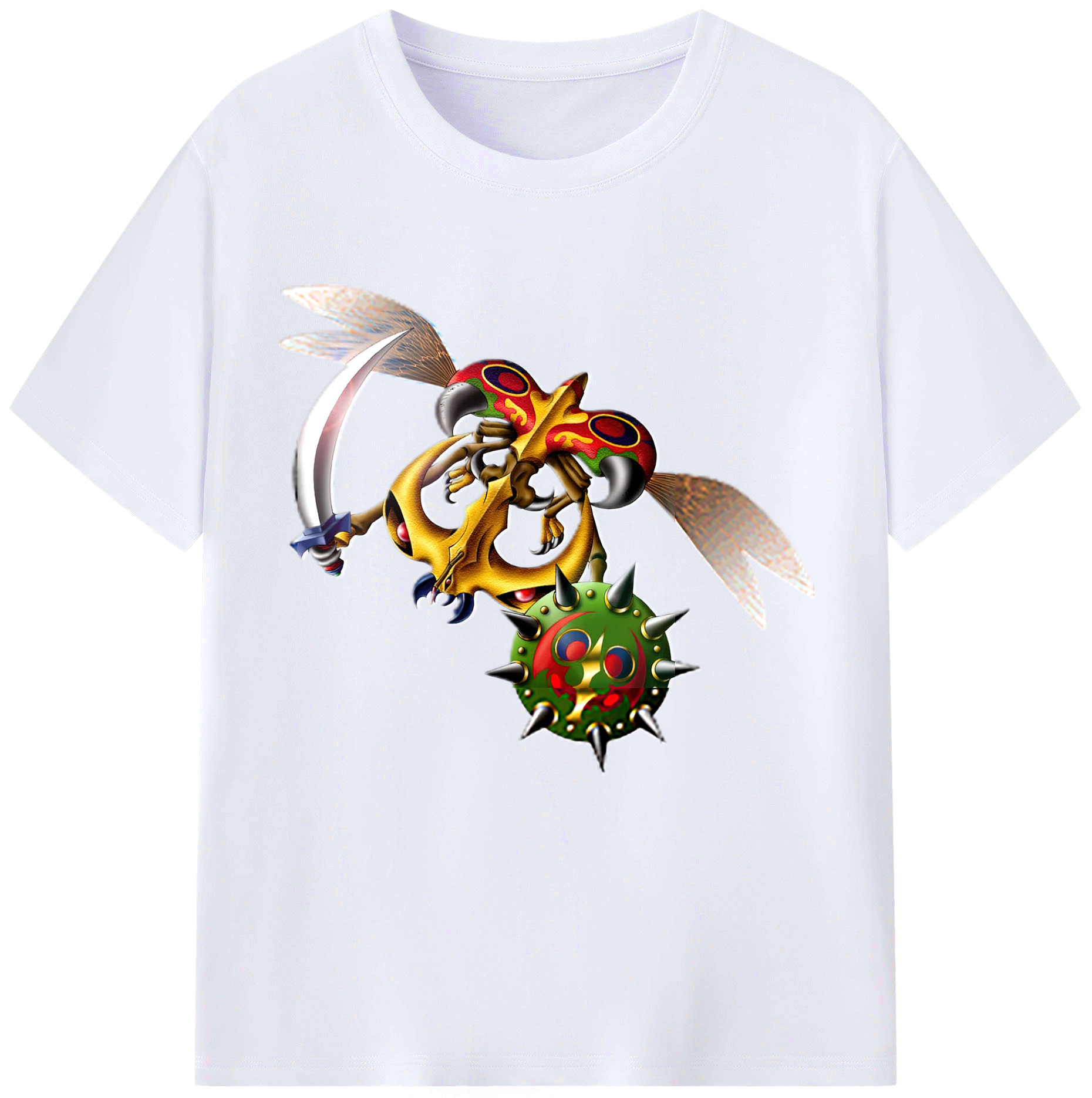 （画像用） 遊☆戯☆王 Yu-Gi-Oh! レディースカジュアルプリントTシャツ（綿100％）
