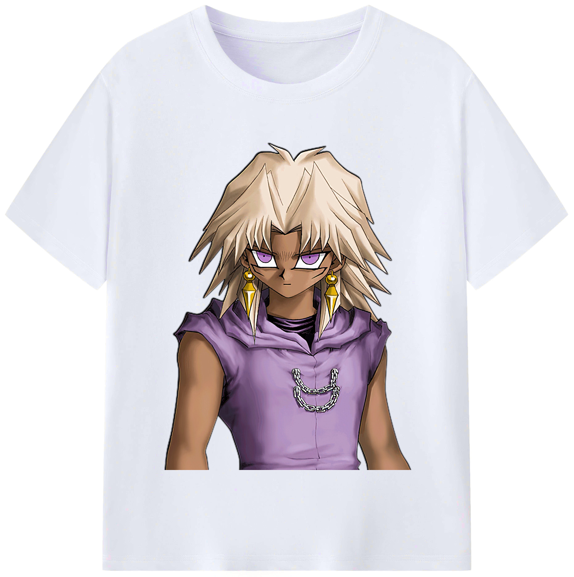 （画像用） 遊☆戯☆王 Yu-Gi-Oh! レディースカジュアルプリントTシャツ（綿100％）