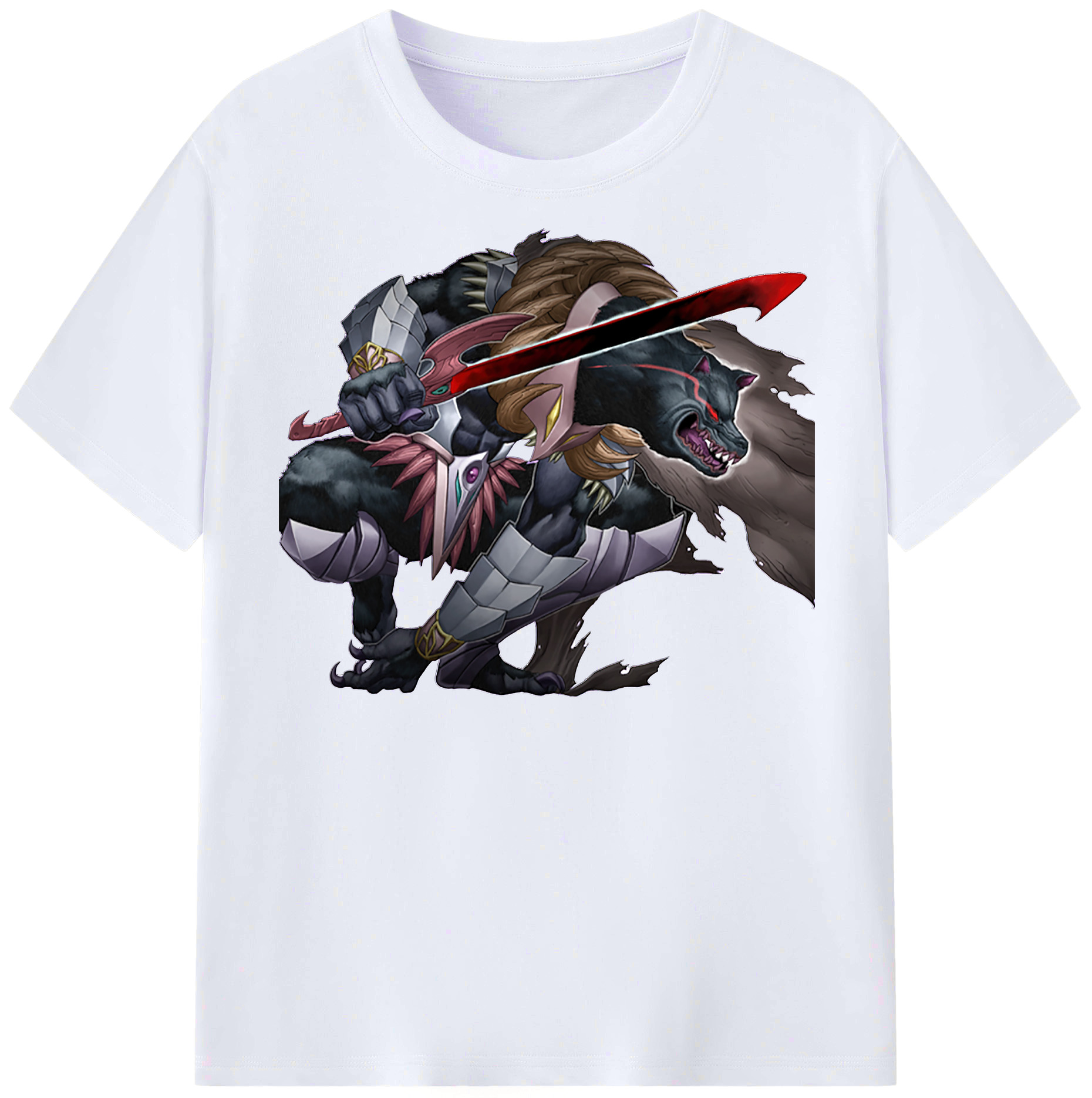 （画像用） 遊☆戯☆王 Yu-Gi-Oh! レディースカジュアルプリントTシャツ（綿100％）