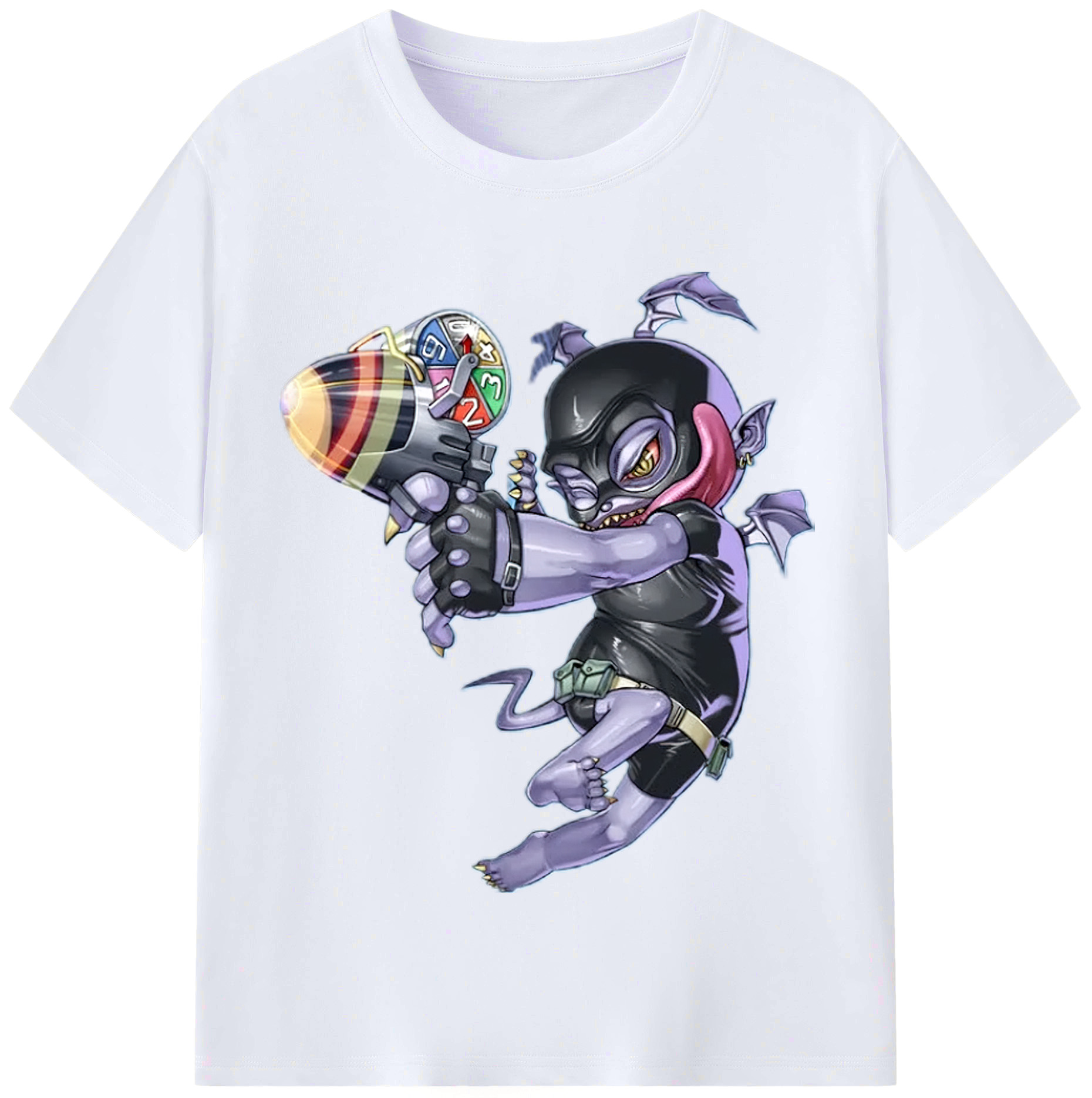 （画像用） 遊☆戯☆王 Yu-Gi-Oh! レディースカジュアルプリントTシャツ（綿100％）