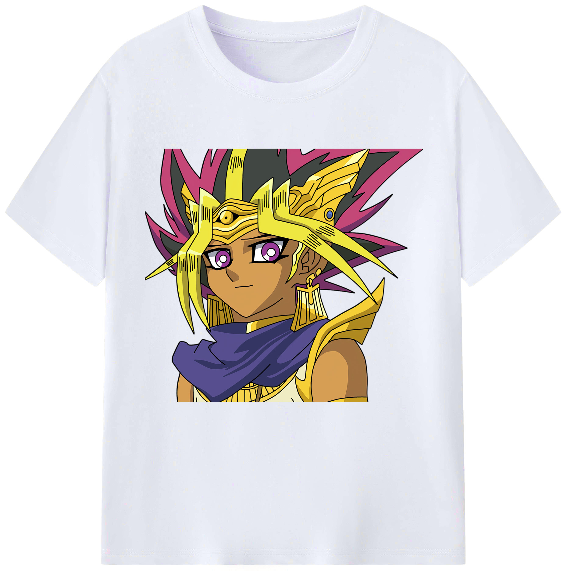 （画像用） 遊☆戯☆王 Yu-Gi-Oh! レディースカジュアルプリントTシャツ（綿100％）