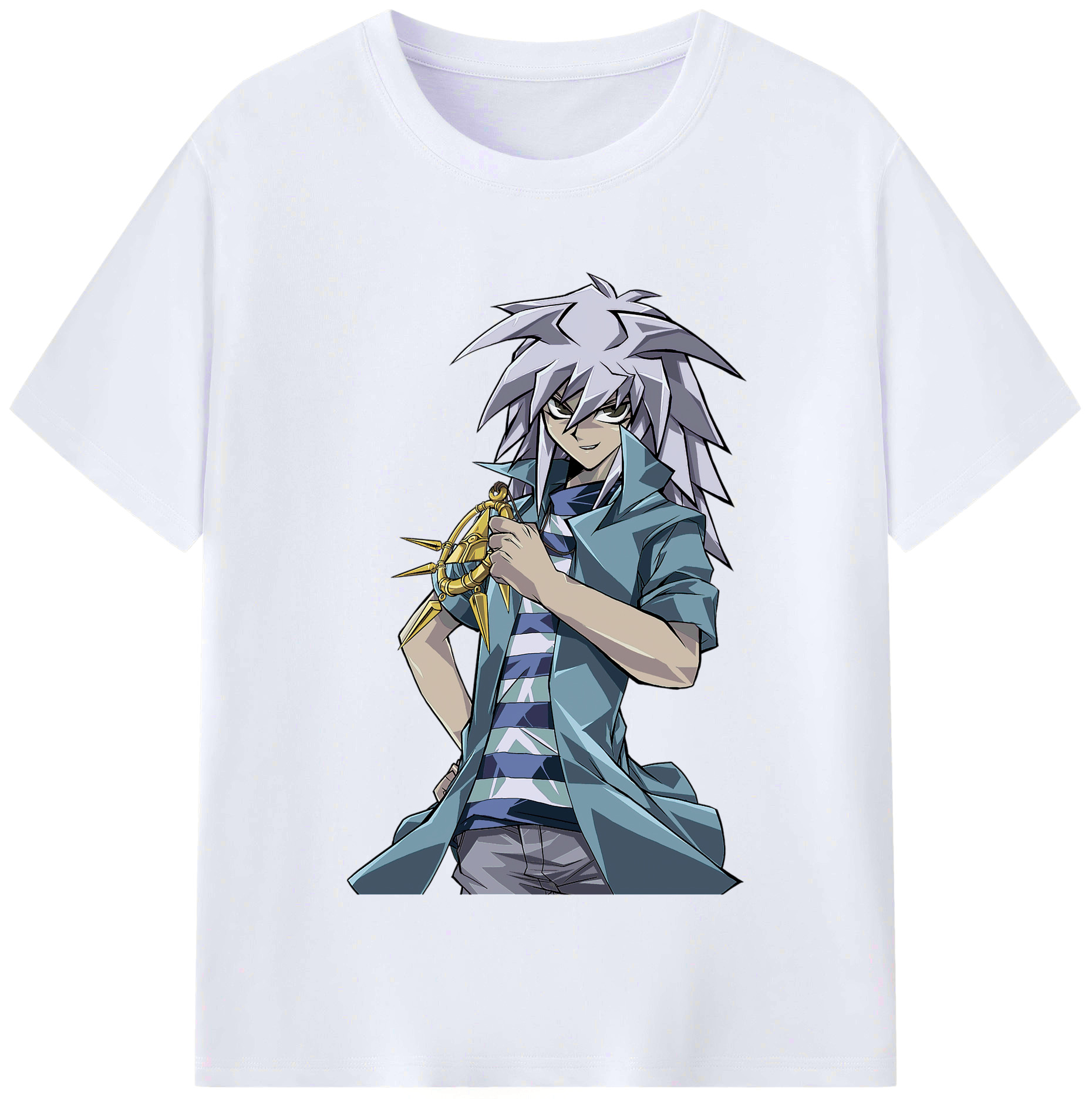 （画像用） 遊☆戯☆王 Yu-Gi-Oh! レディースカジュアルプリントTシャツ（綿100％）