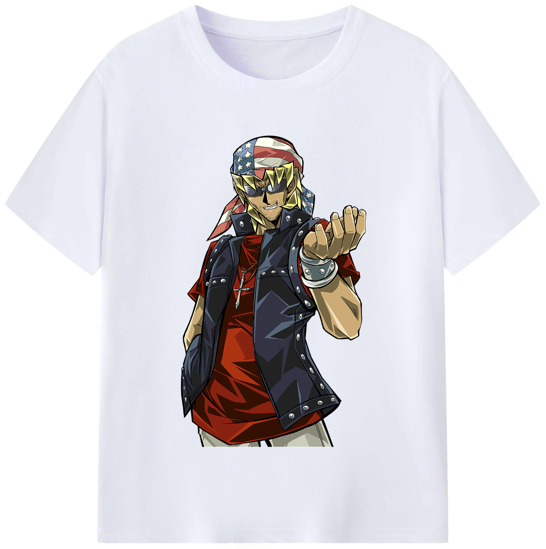 （画像用） 遊☆戯☆王 Yu-Gi-Oh! レディースカジュアルプリントTシャツ（綿100％）