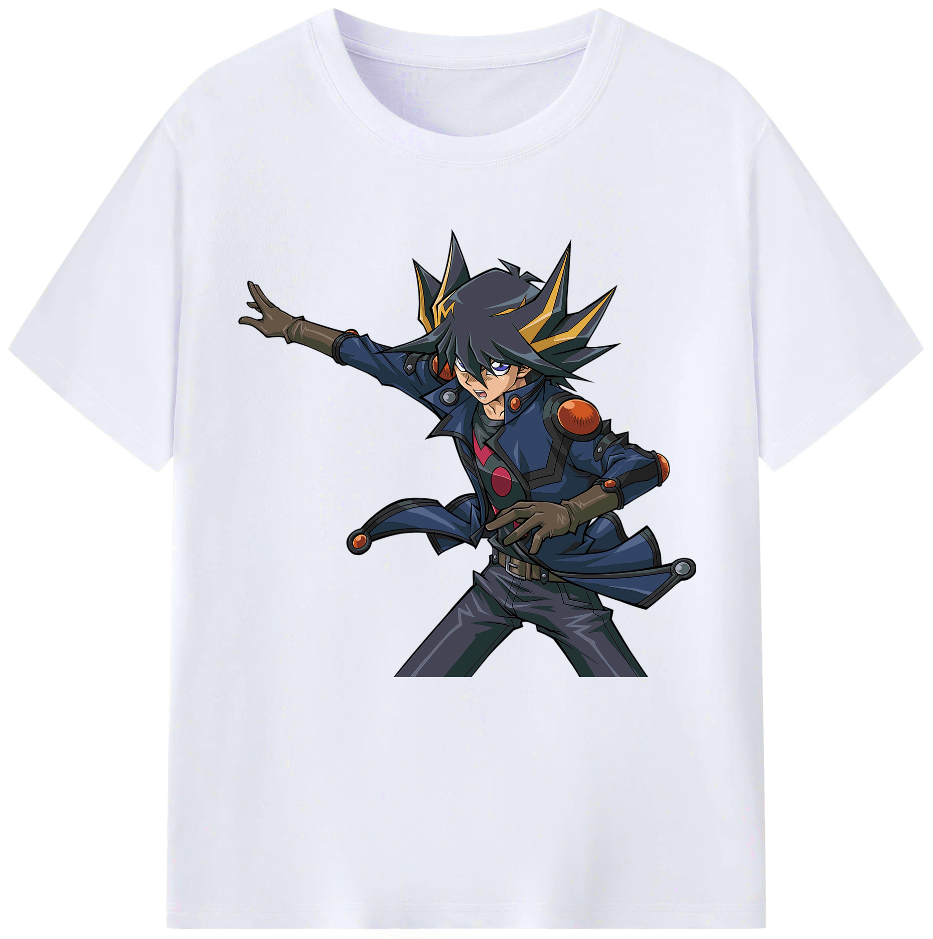 （画像用） 遊☆戯☆王 Yu-Gi-Oh! レディースカジュアルプリントTシャツ（綿100％）