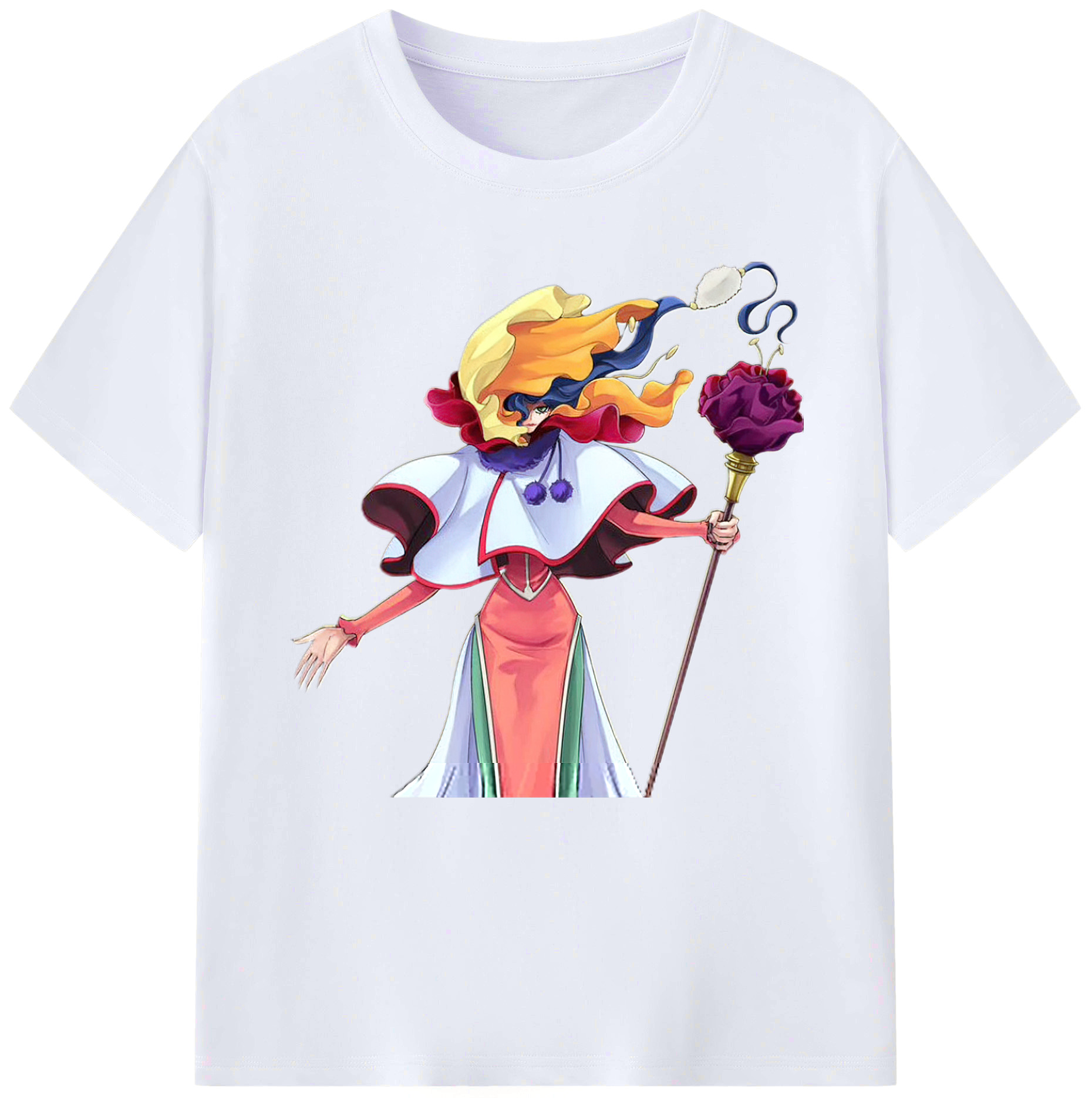 （画像用） 遊☆戯☆王 Yu-Gi-Oh! レディースカジュアルプリントTシャツ（綿100％）