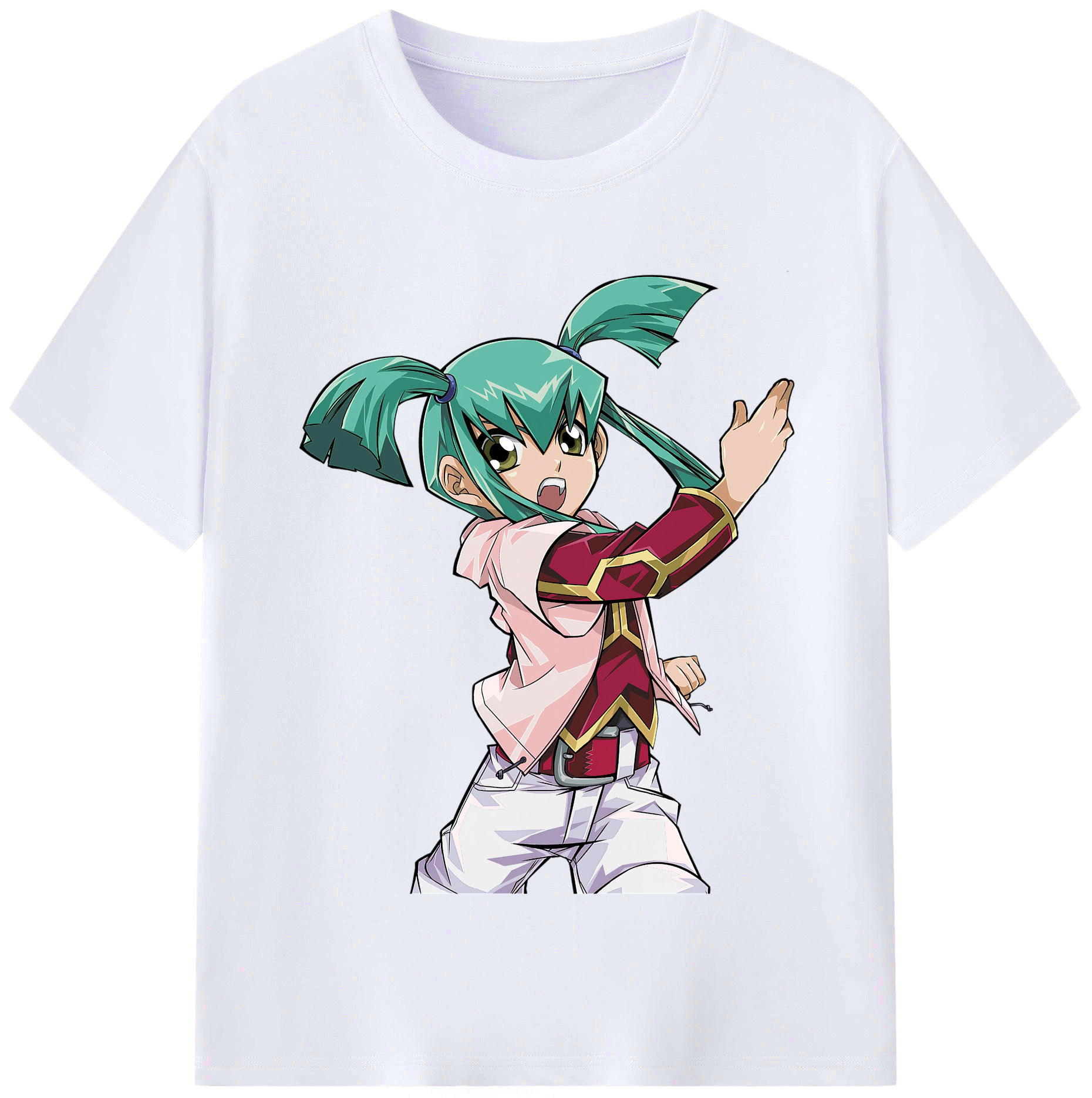 （画像用） 遊☆戯☆王 Yu-Gi-Oh! レディースカジュアルプリントTシャツ（綿100％）