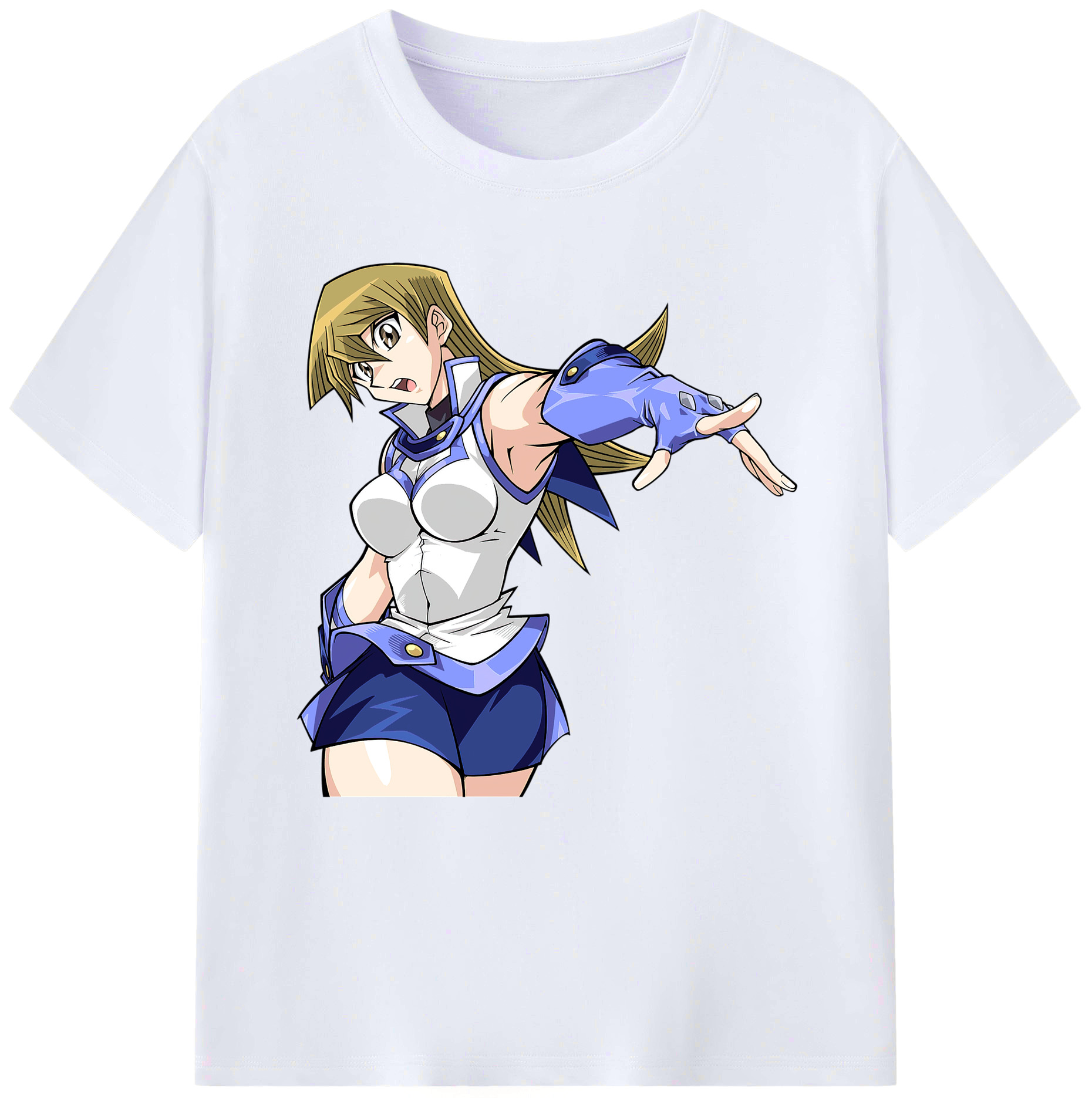（画像用） 遊☆戯☆王 Yu-Gi-Oh! レディースカジュアルプリントTシャツ（綿100％）