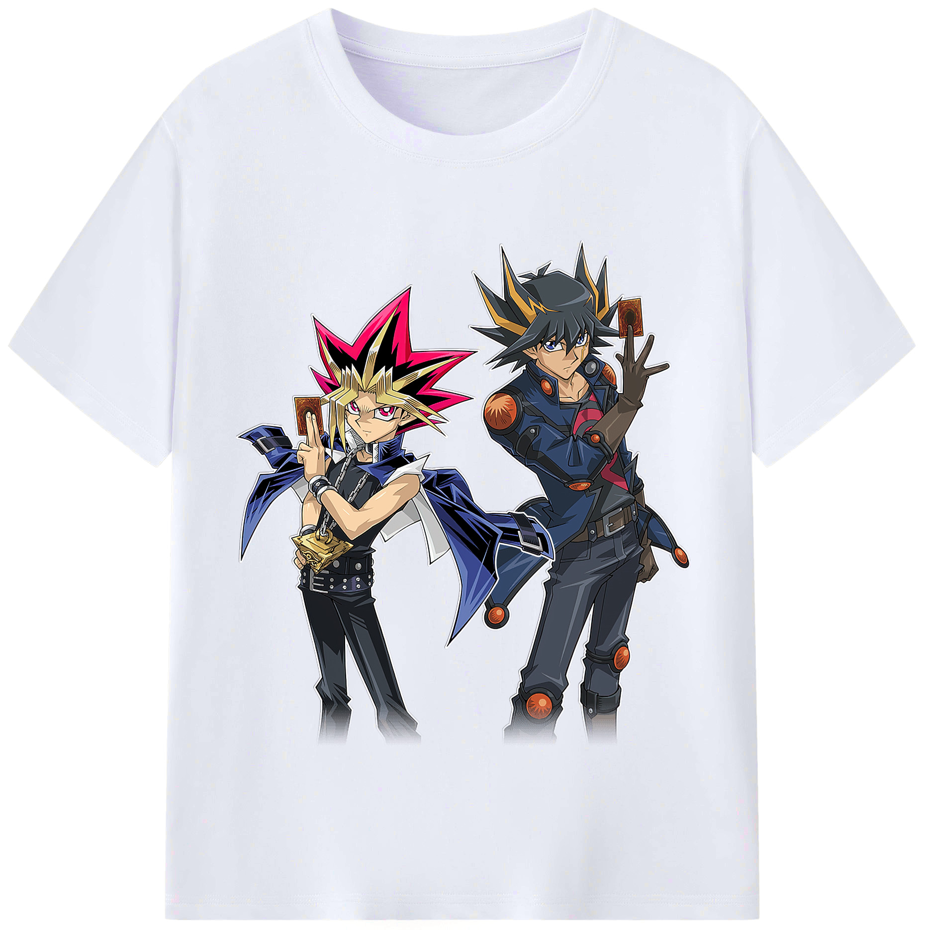 （画像用） 遊☆戯☆王 Yu-Gi-Oh! レディースカジュアルプリントTシャツ（綿100％）
