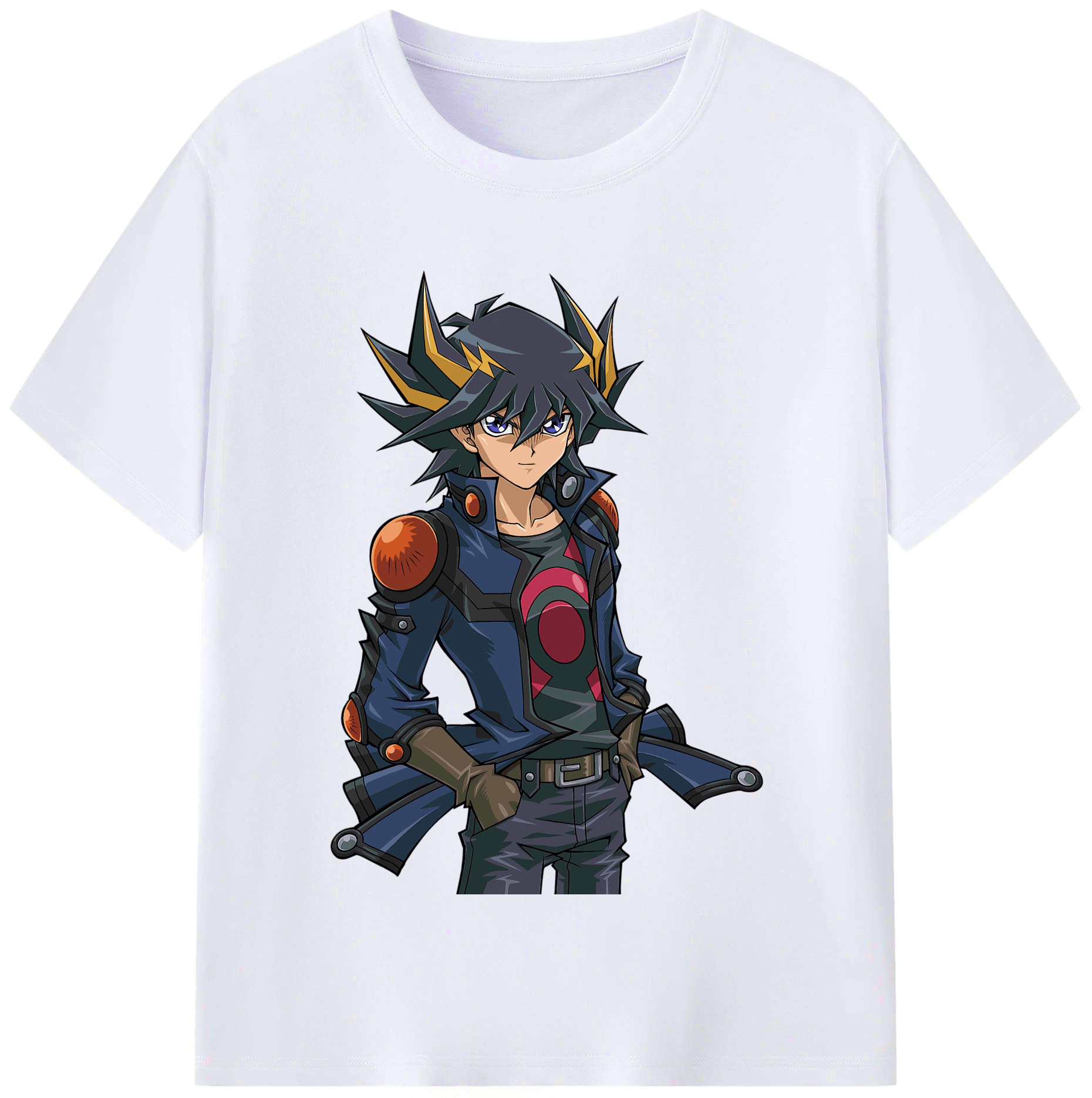 （画像用） 遊☆戯☆王 Yu-Gi-Oh! レディースカジュアルプリントTシャツ（綿100％）