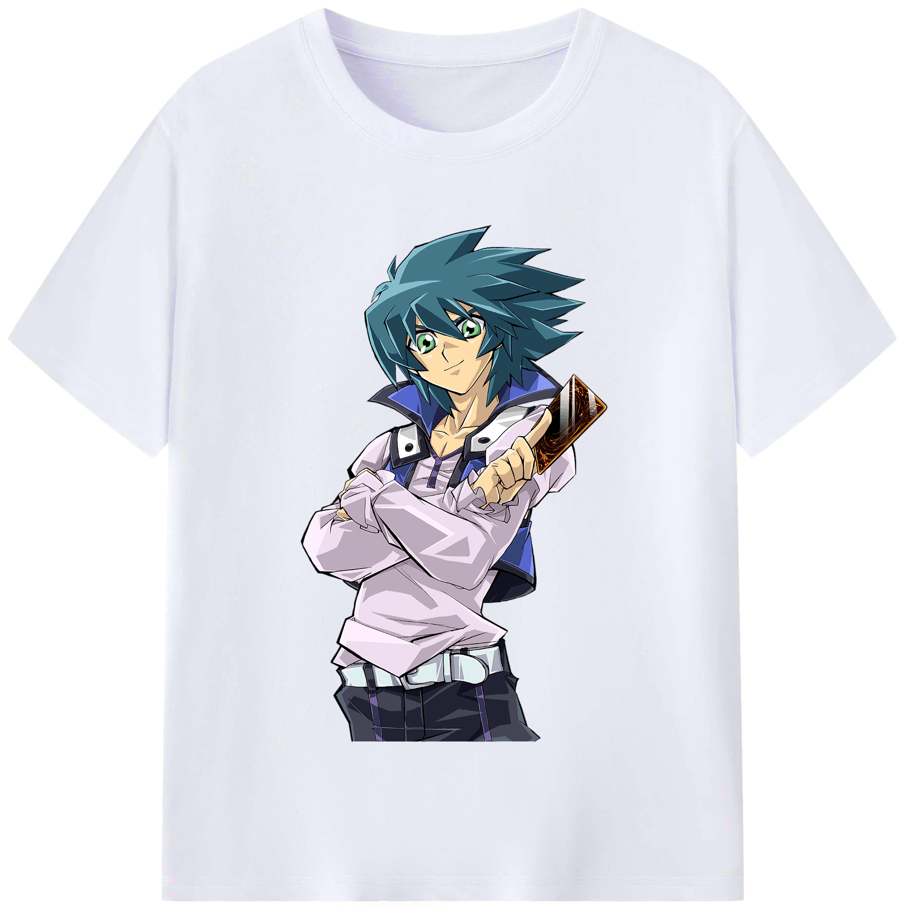 （画像用） 遊☆戯☆王 Yu-Gi-Oh! レディースカジュアルプリントTシャツ（綿100％）